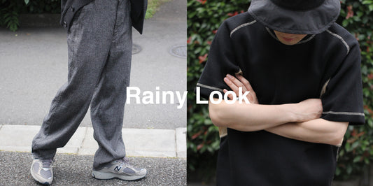 雨の日のコーデ