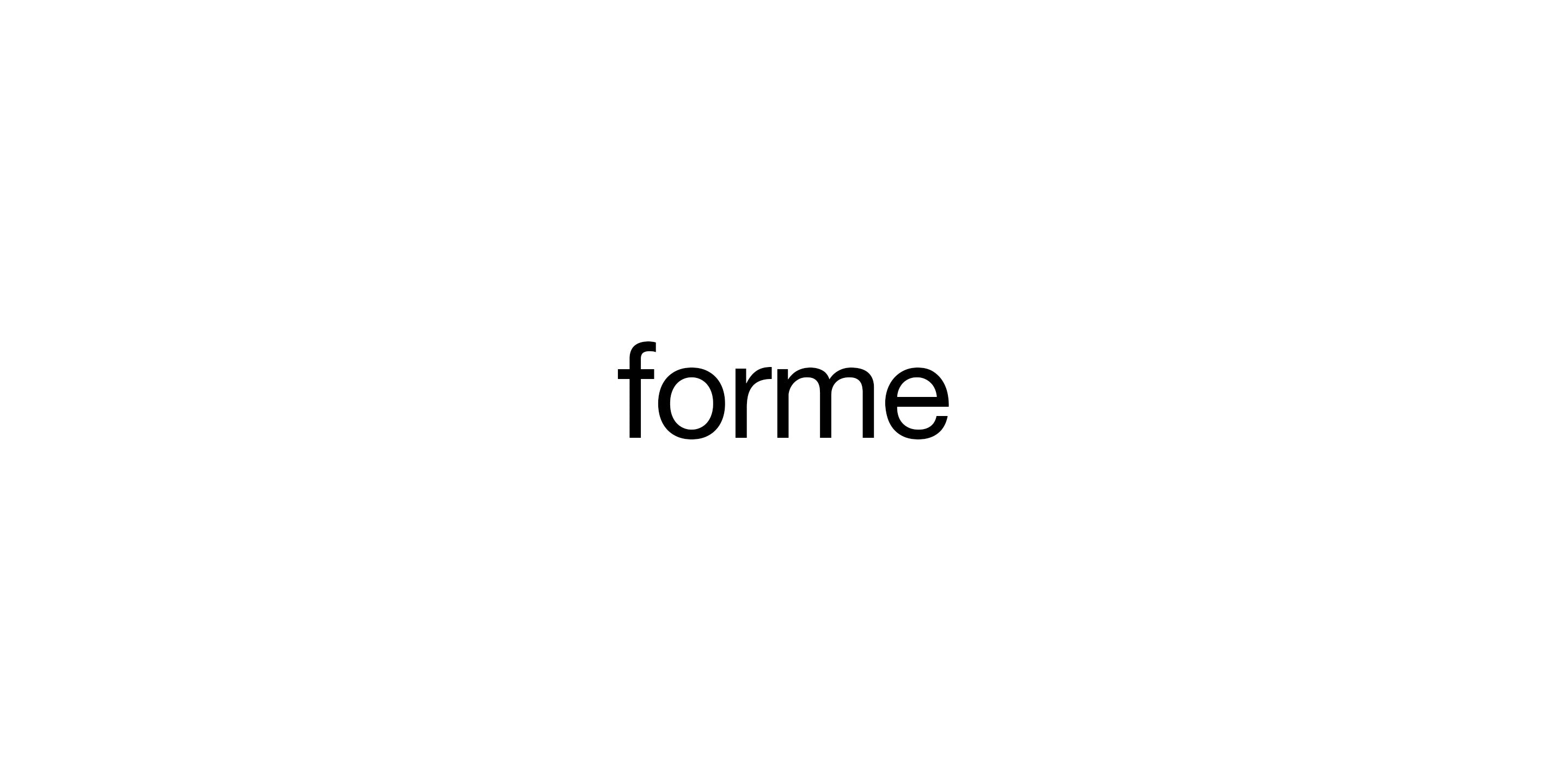 forme / フォルメ 正規通販ストア feets