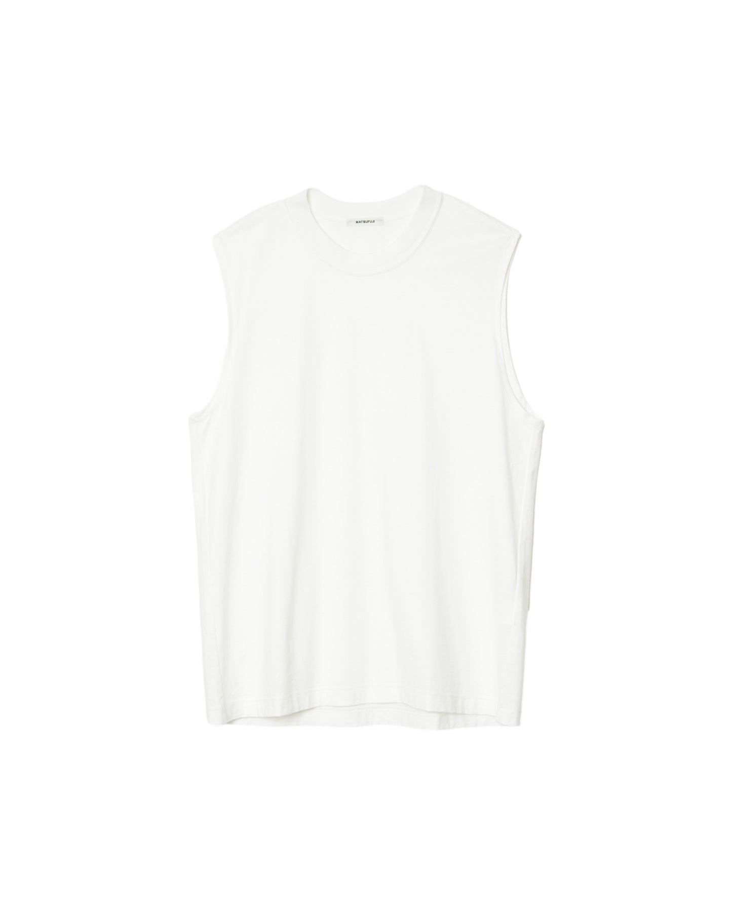 MATSUFUJI/Sleeveless Shirt “WHITE”
