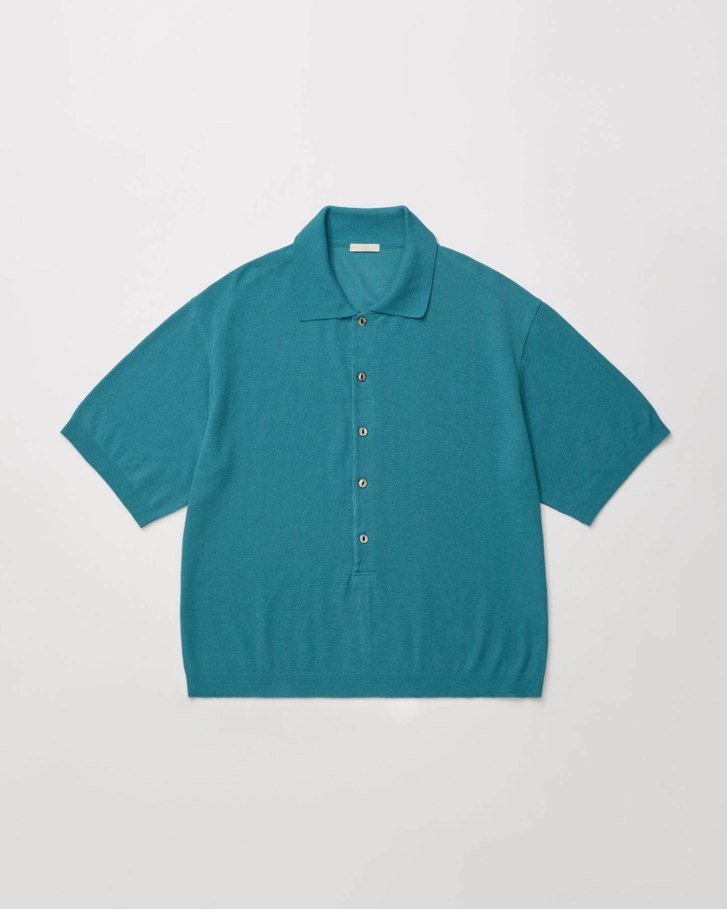 ULTERIOR/TWISTED COTTON KNIT P/S "PEACOCK GREEN"