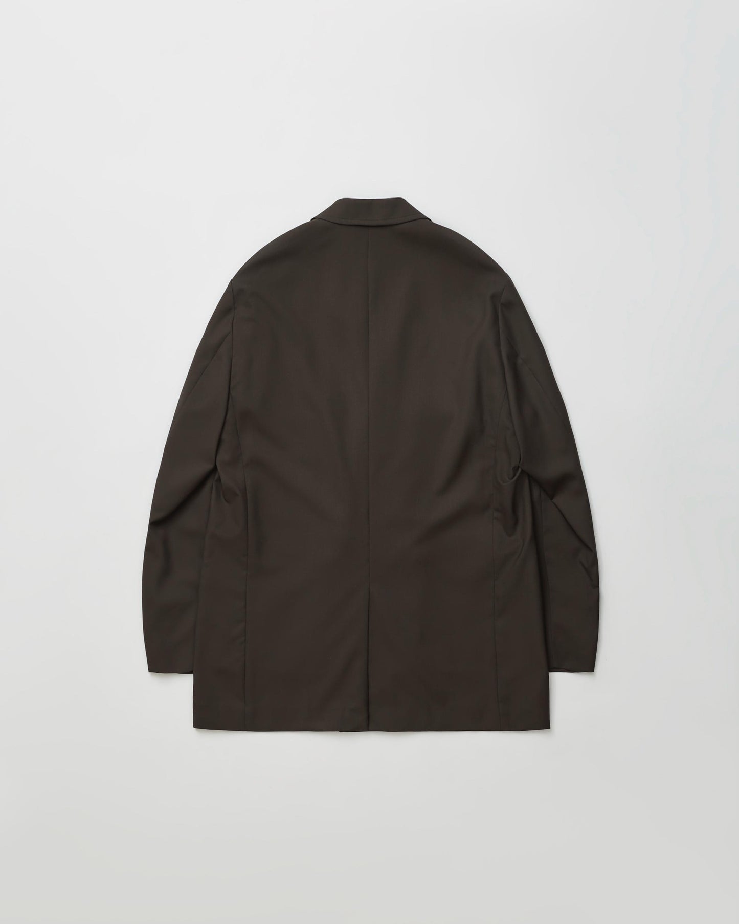 ULTERIOR / SUPER FINE WOOL TROPICAL DB JKT “ROAST BROWN”