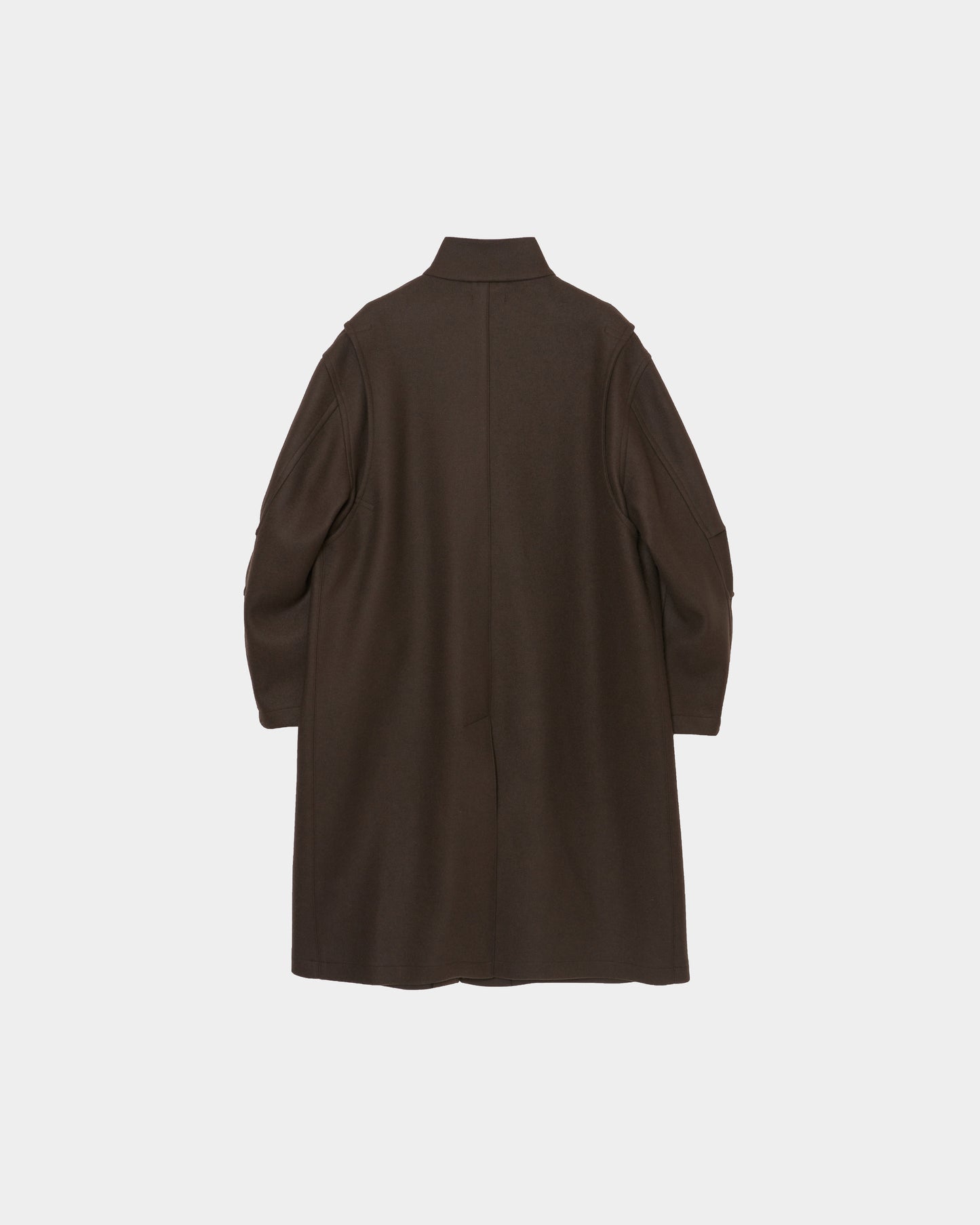 MATSUFUJI / Melton High Neck Coat "BROWN"