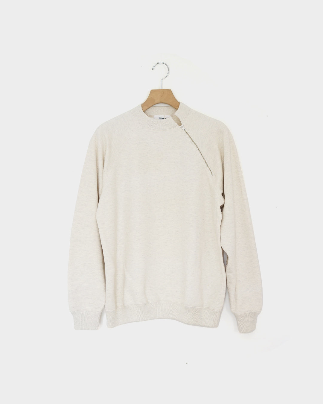 Riprap / HR G/S ZIP SWEAT "OATMEAL"