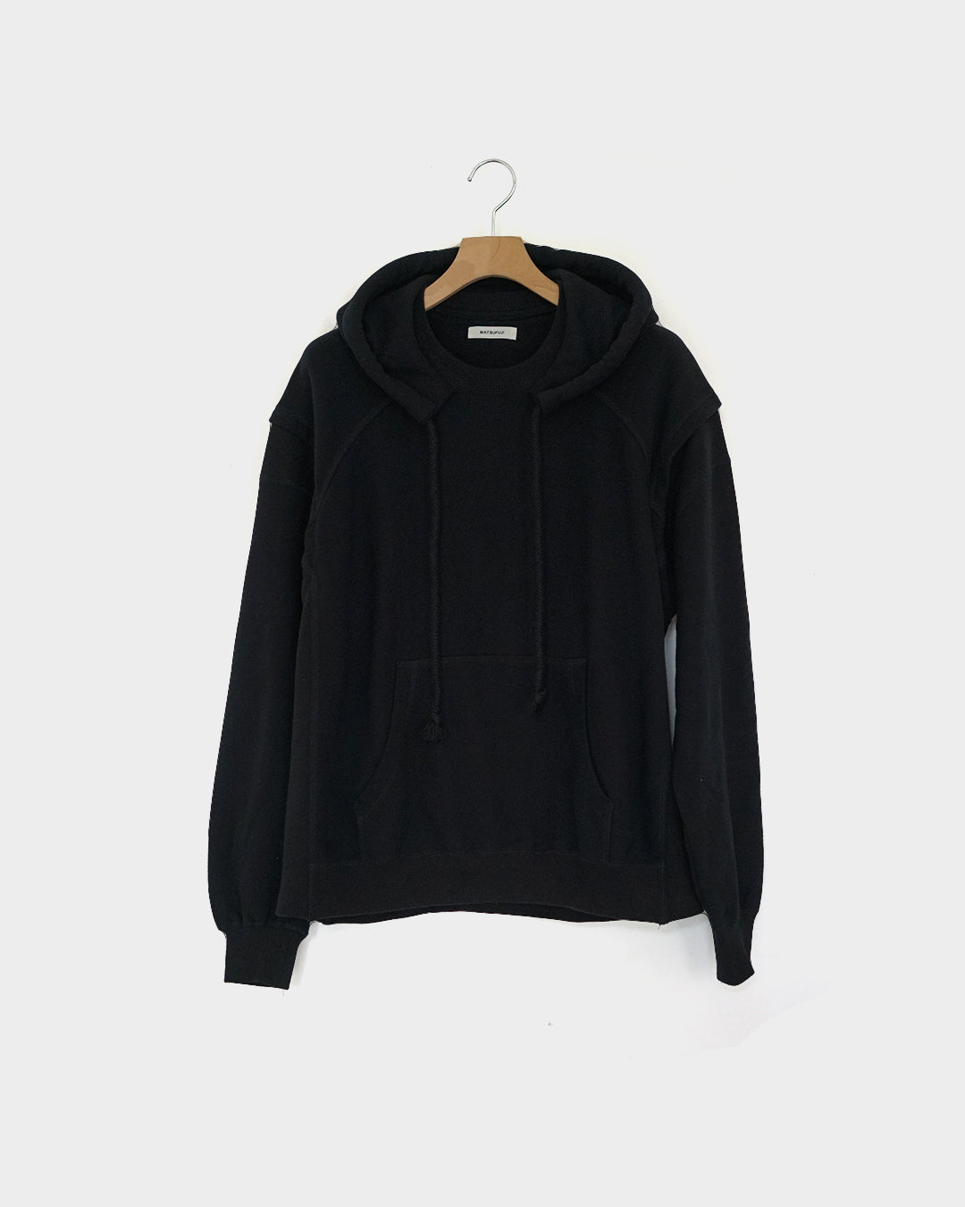 MATSUFUJI/RETROFIT HOODIE"BLACK"