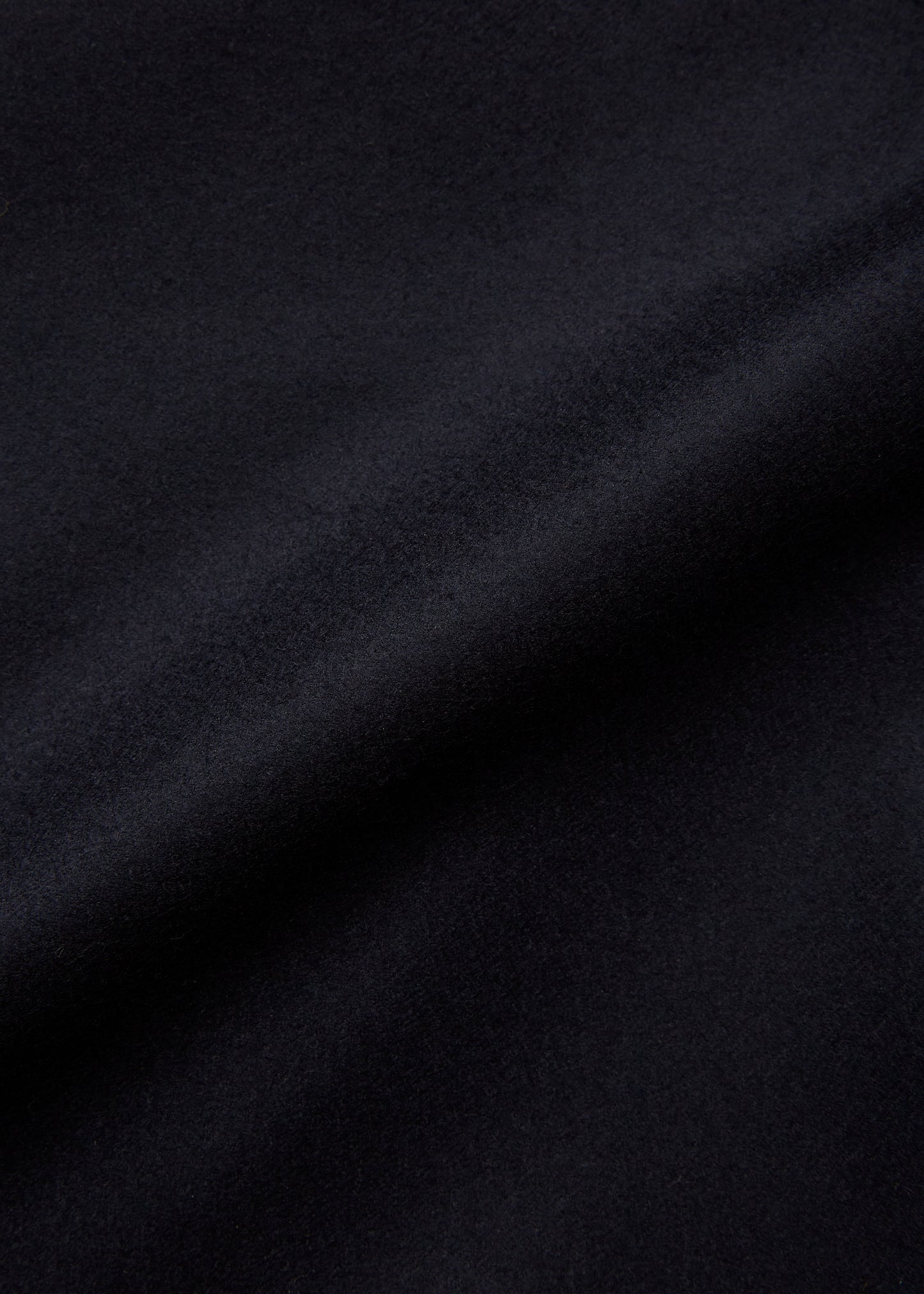 ULTERIOR/SUPER FINE WOOL LIGHT MELTON SHORT BLOUSON ”NAVY”