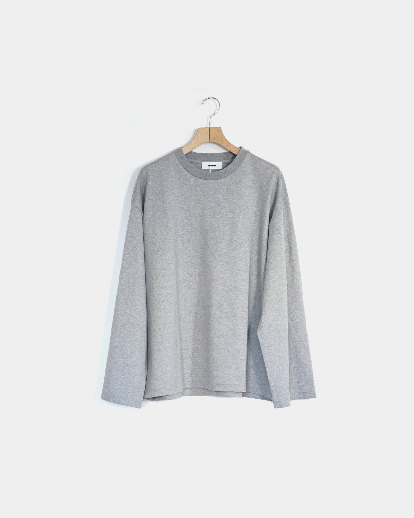 REVERBERATE/WIDE LONG SLEEVE T-SHIRT "GRAY"