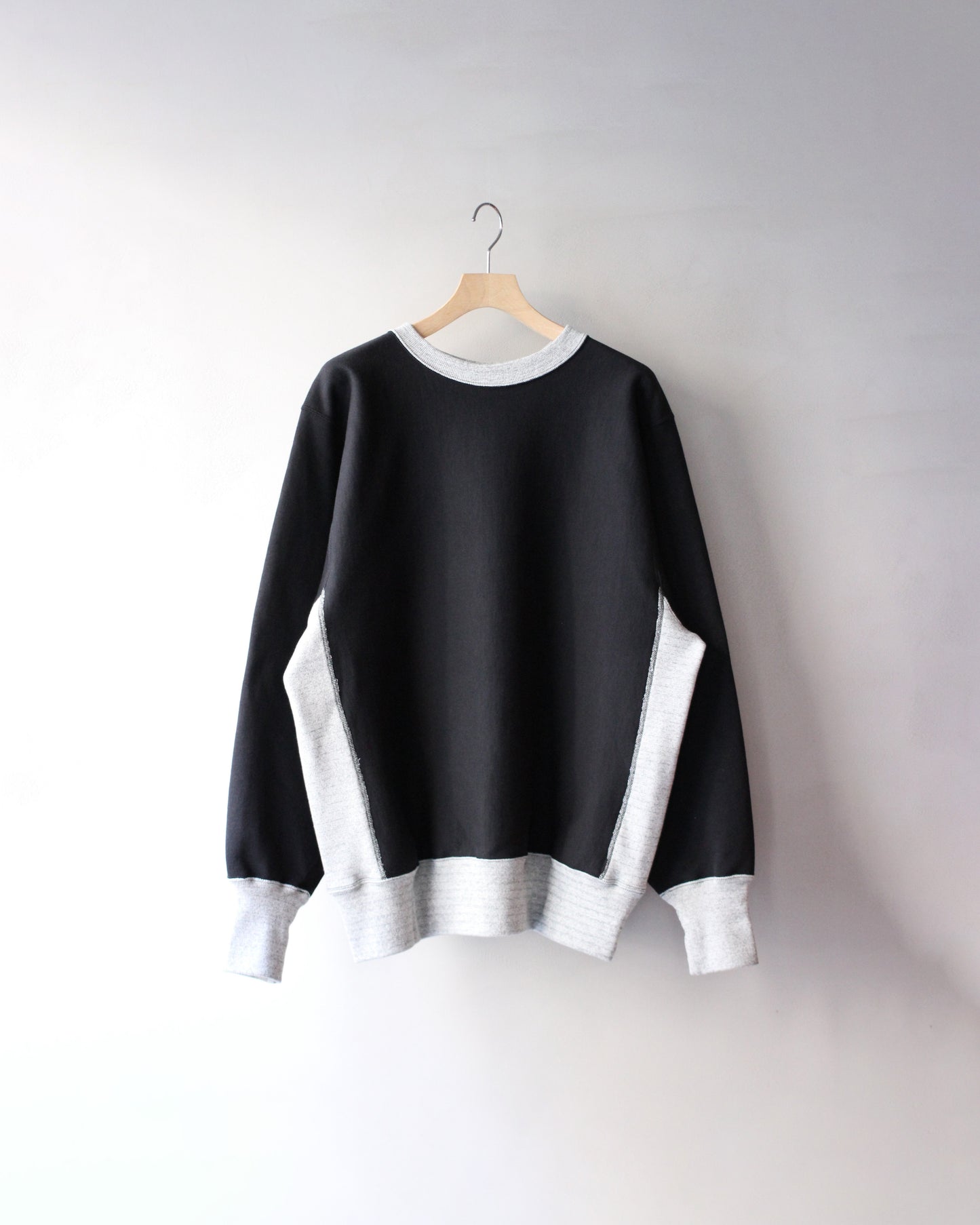 TUKI / 0172M (mix gray rib) "09 black"