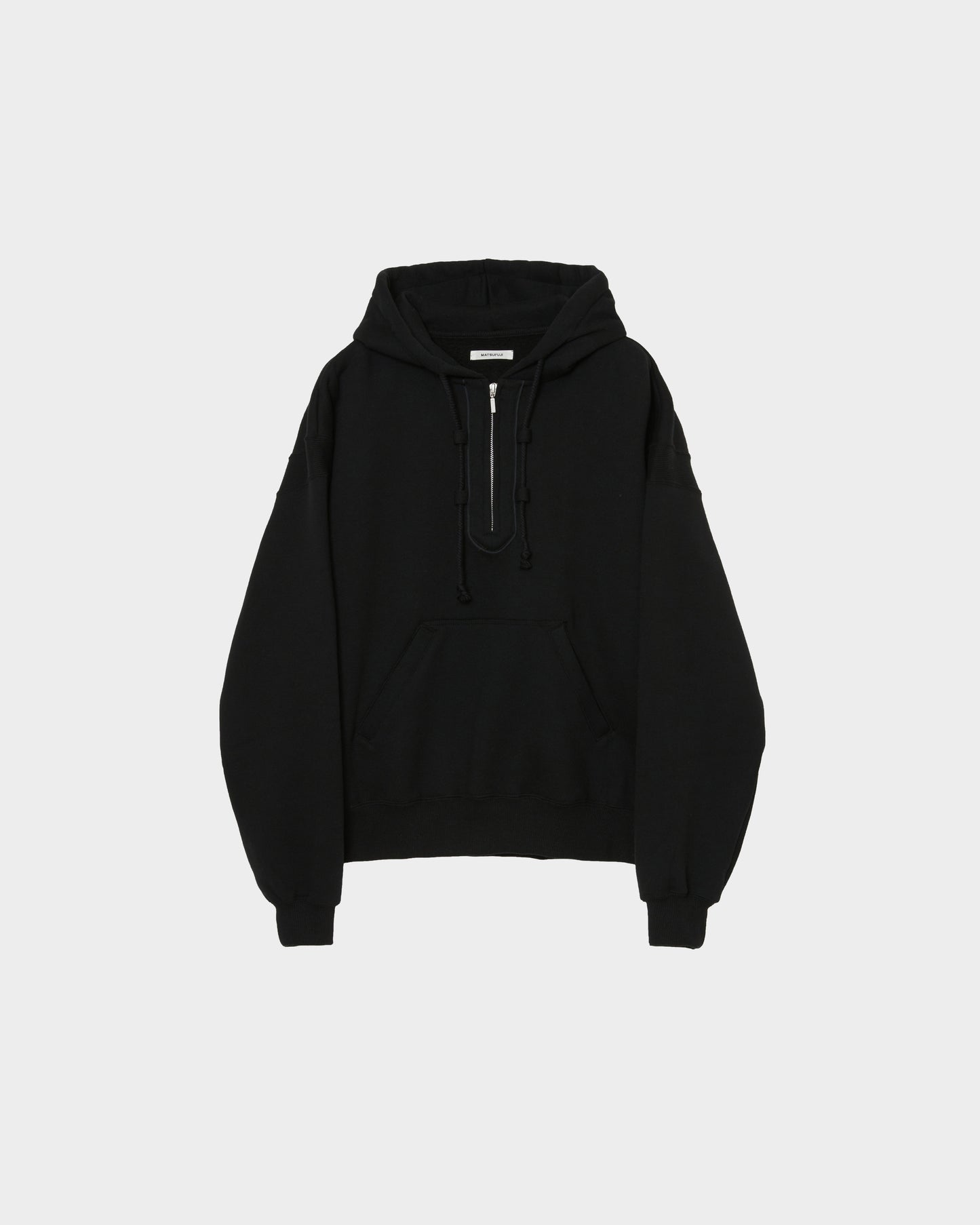 MATSUFUJI / Front Zip Hoodie "BLACK"