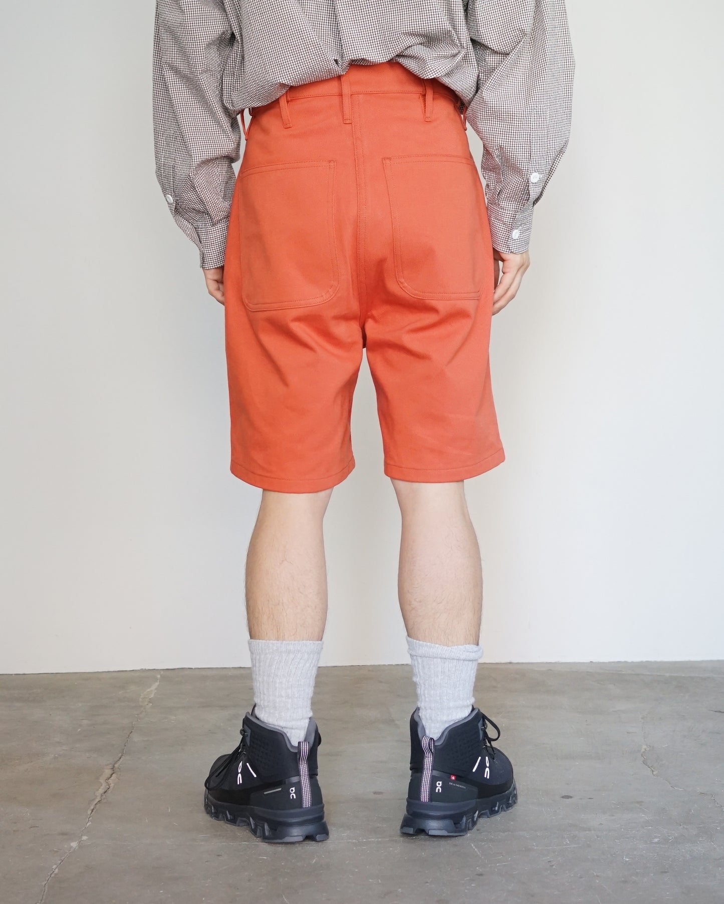 TUKI / 5 POCKET SHORTS - Katsuraghi Drill "Dull Orange"