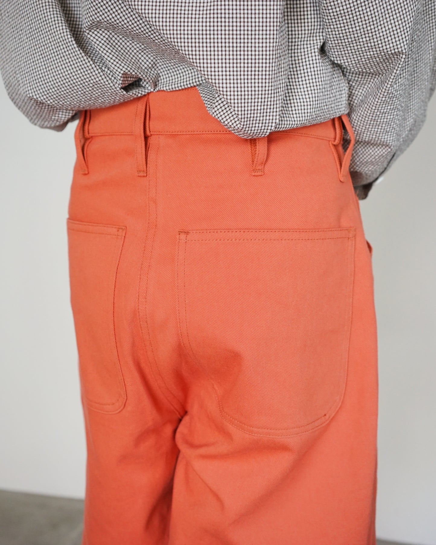TUKI / 5 POCKET SHORTS - Katsuraghi Drill "Dull Orange"