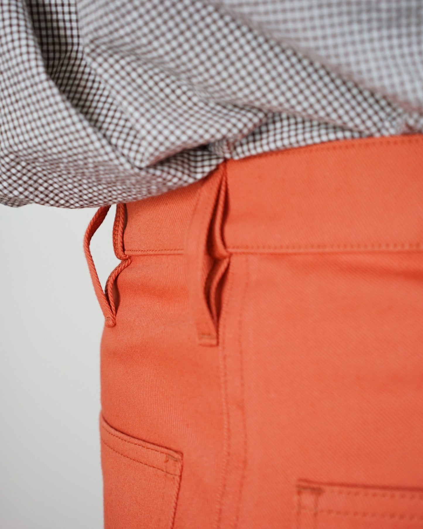 TUKI / 5 POCKET SHORTS - Katsuraghi Drill "Dull Orange"