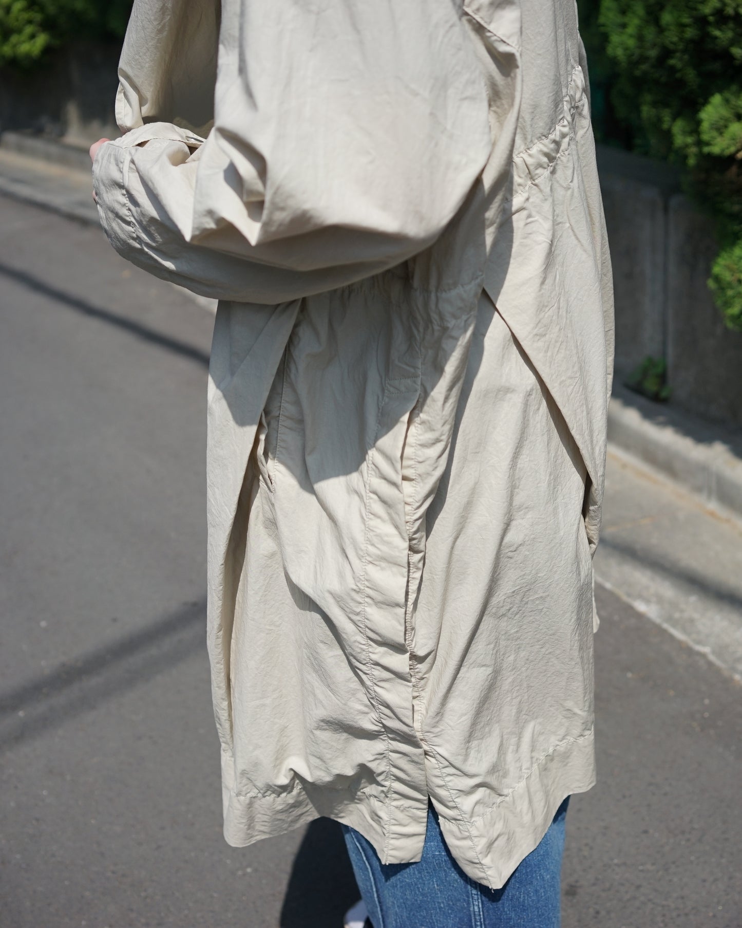 amber(アンバー)/23ss-amb-ct01/OVERSIZED TYPEWRITER COAT "BEIGE"