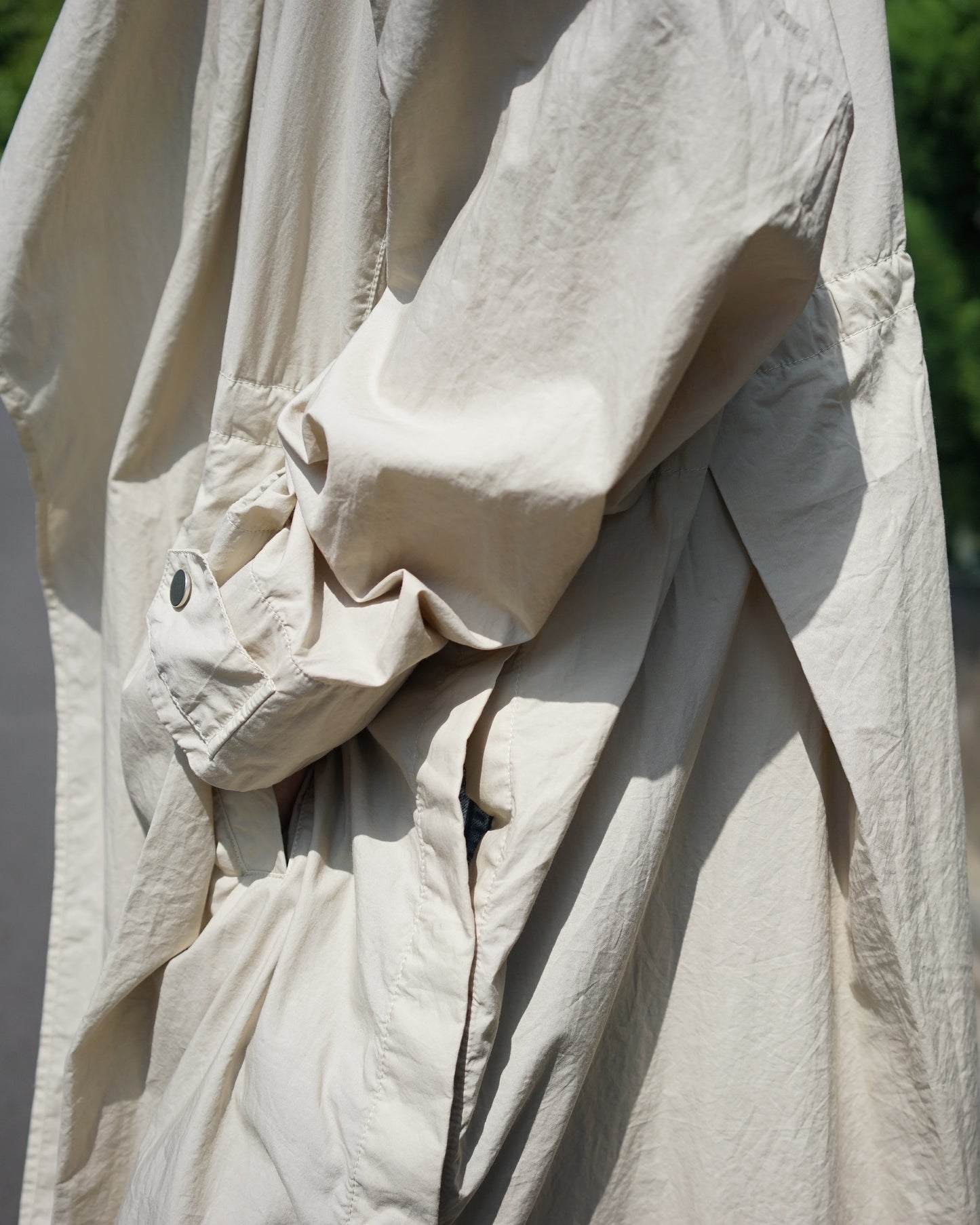 amber(アンバー)/23ss-amb-ct01/OVERSIZED TYPEWRITER COAT "BEIGE"