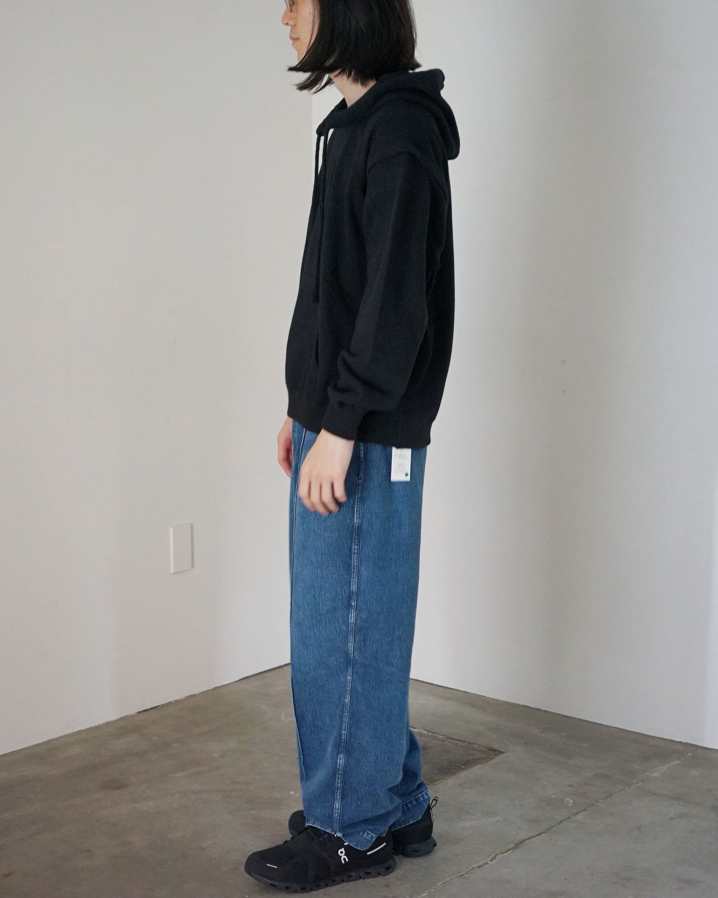 MATSUFUJI/RETROFIT HOODIE"BLACK"