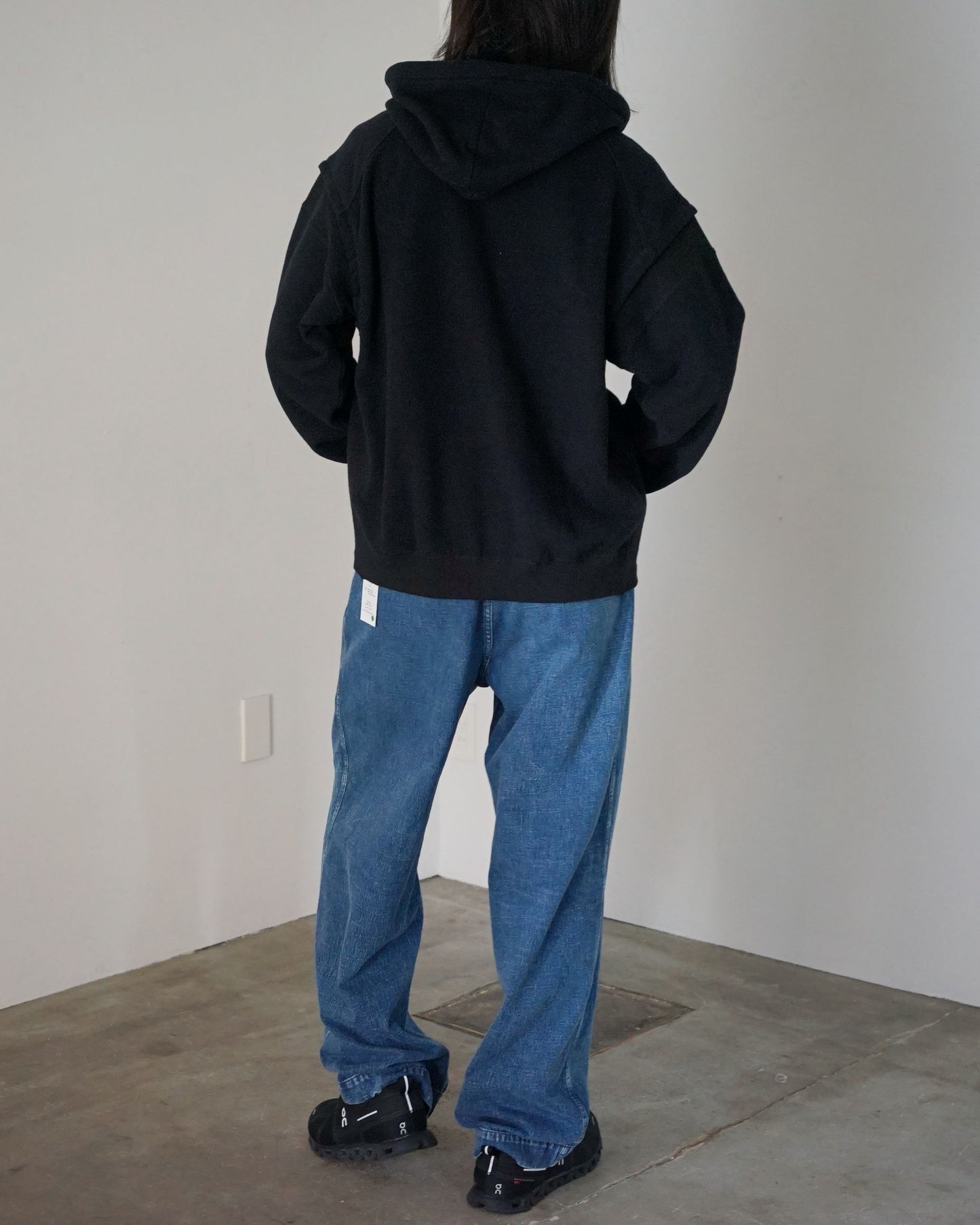 MATSUFUJI/RETROFIT HOODIE"BLACK"