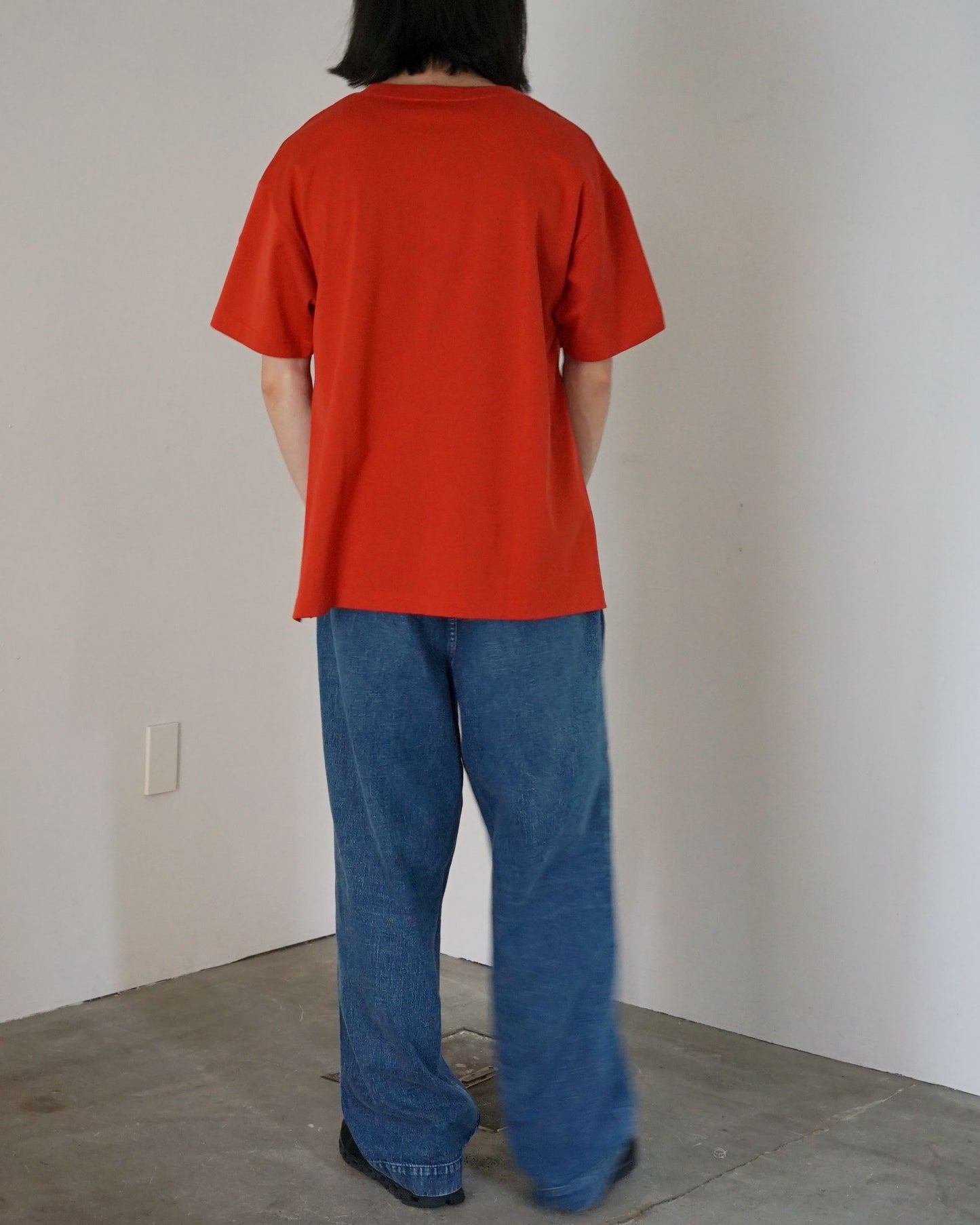 roundabout / slit Tshirts "RED"