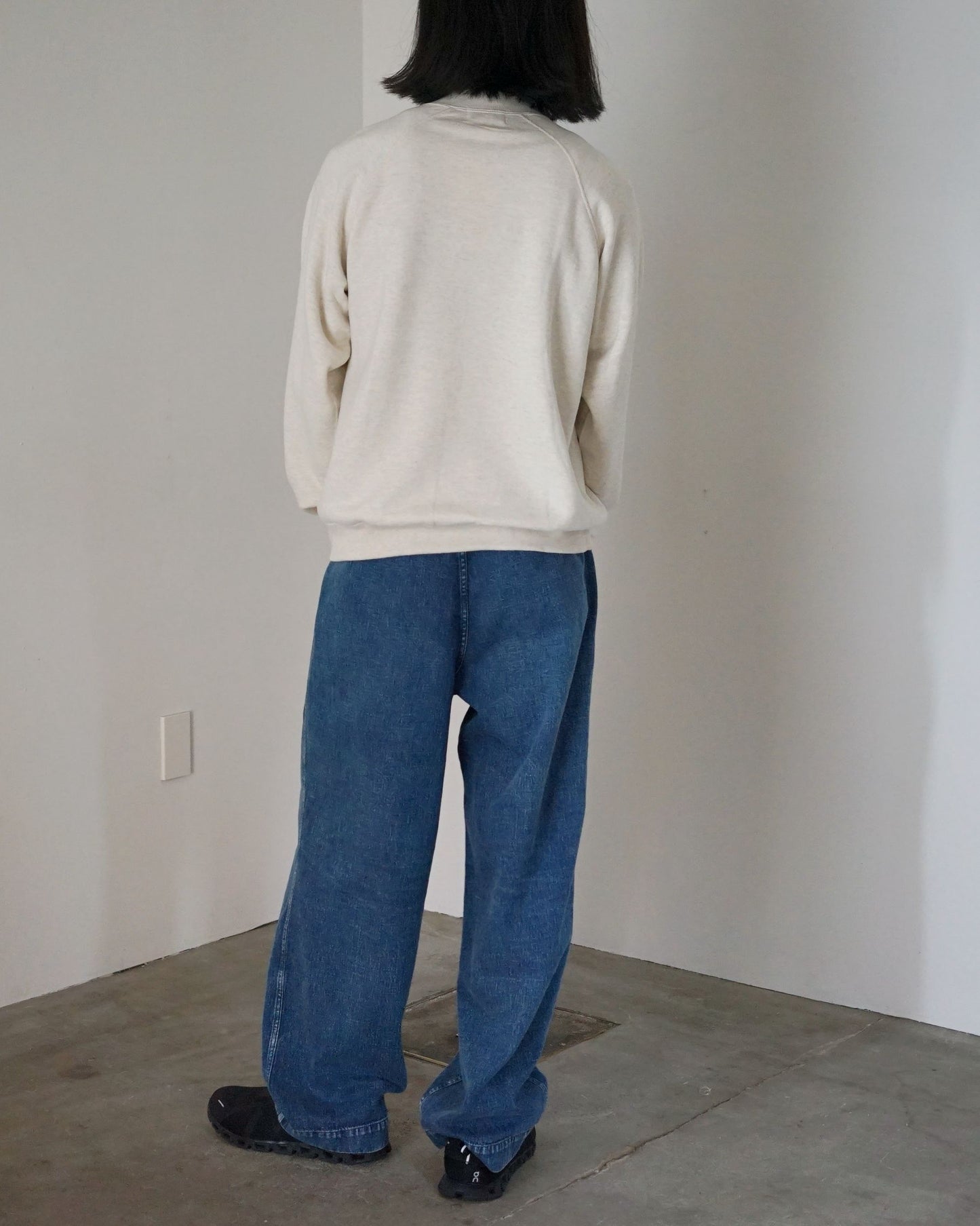 Riprap / HR G/S ZIP SWEAT "OATMEAL"