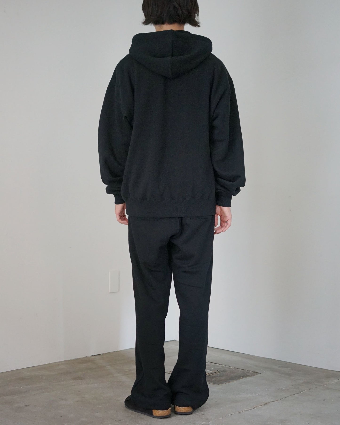 MATSUFUJI / Front Zip Hoodie "BLACK"