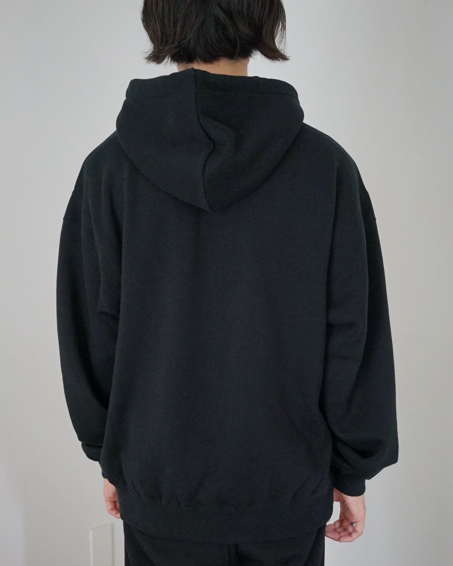 MATSUFUJI / Front Zip Hoodie "BLACK"