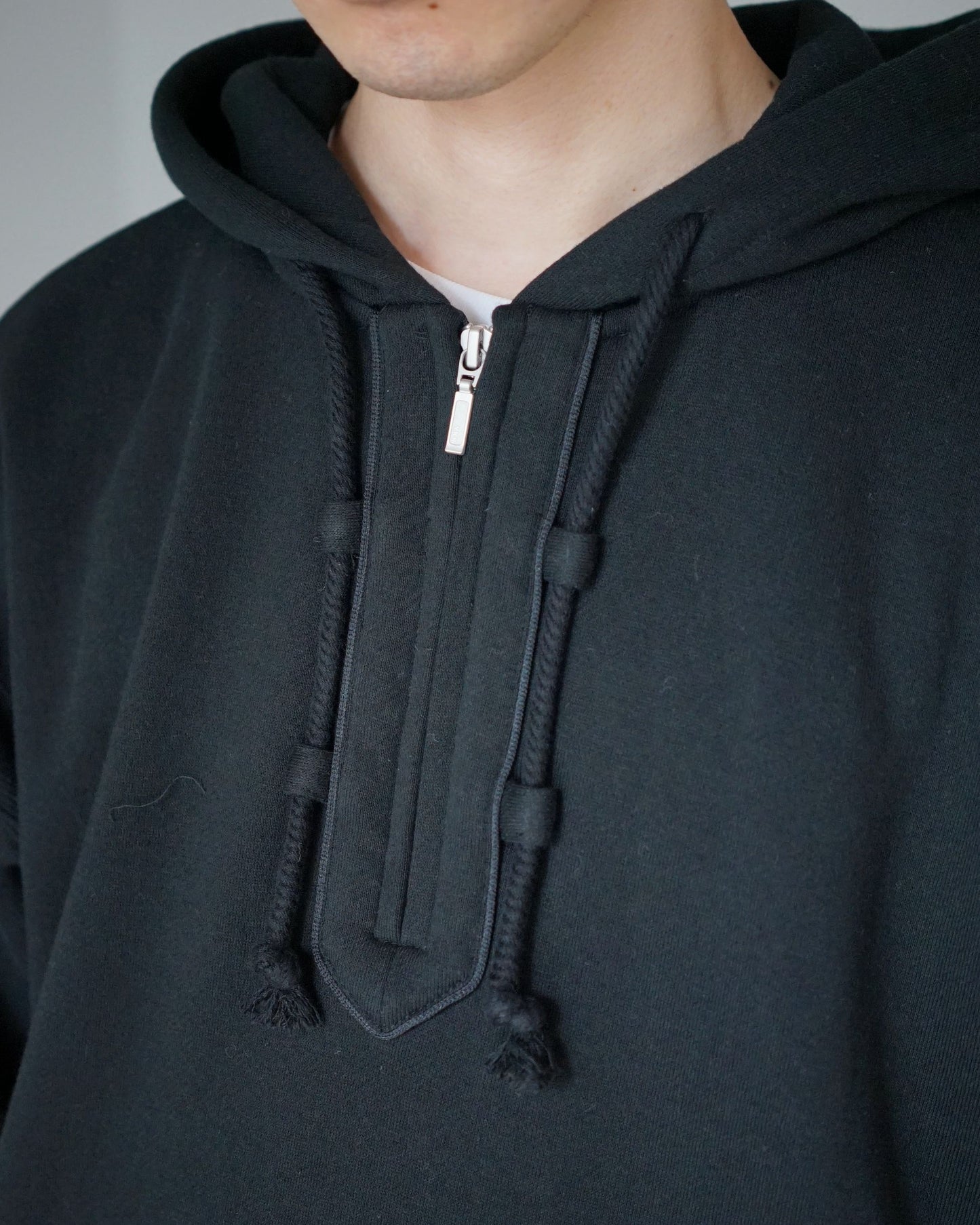 MATSUFUJI / Front Zip Hoodie "BLACK"
