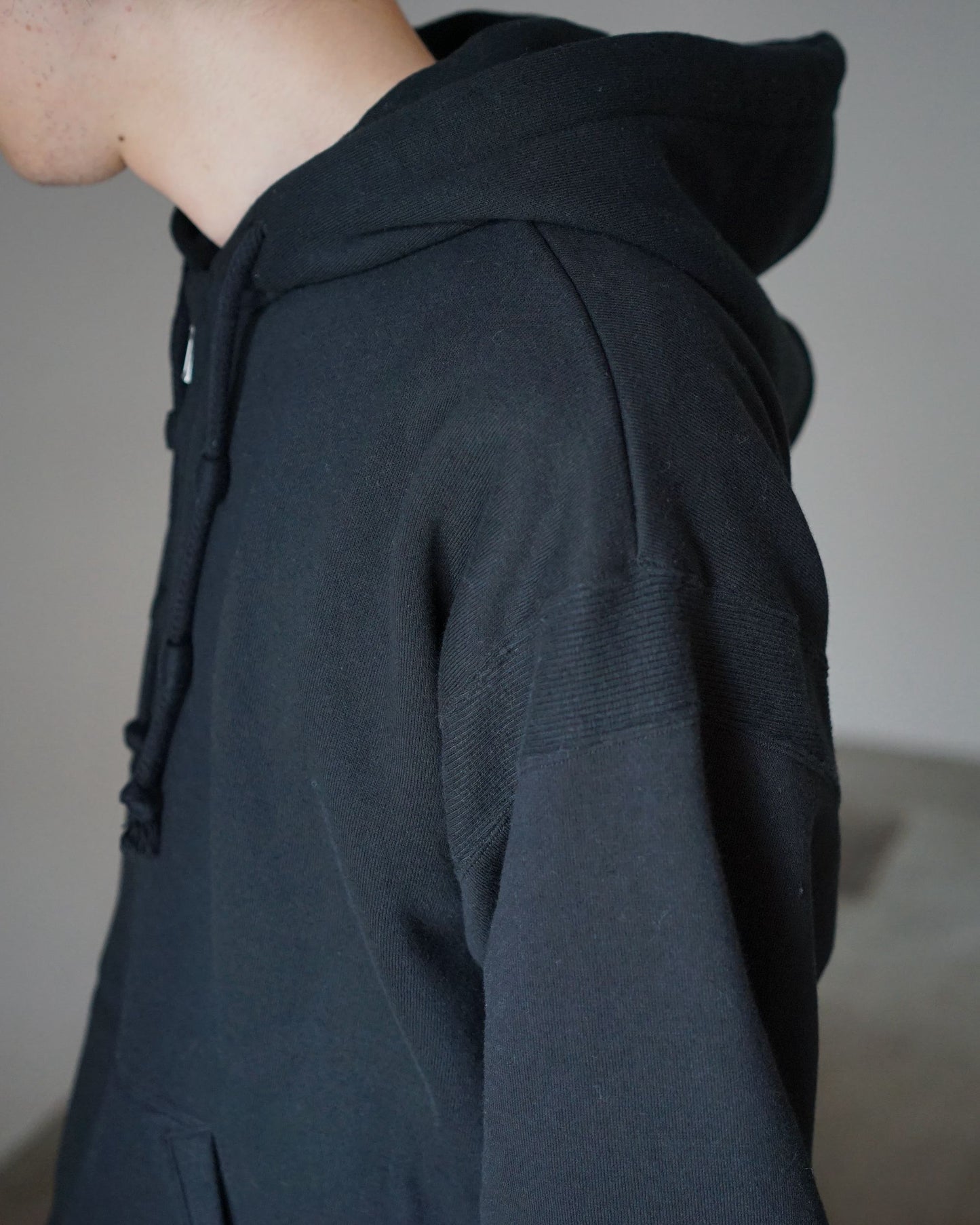 MATSUFUJI / Front Zip Hoodie "BLACK"