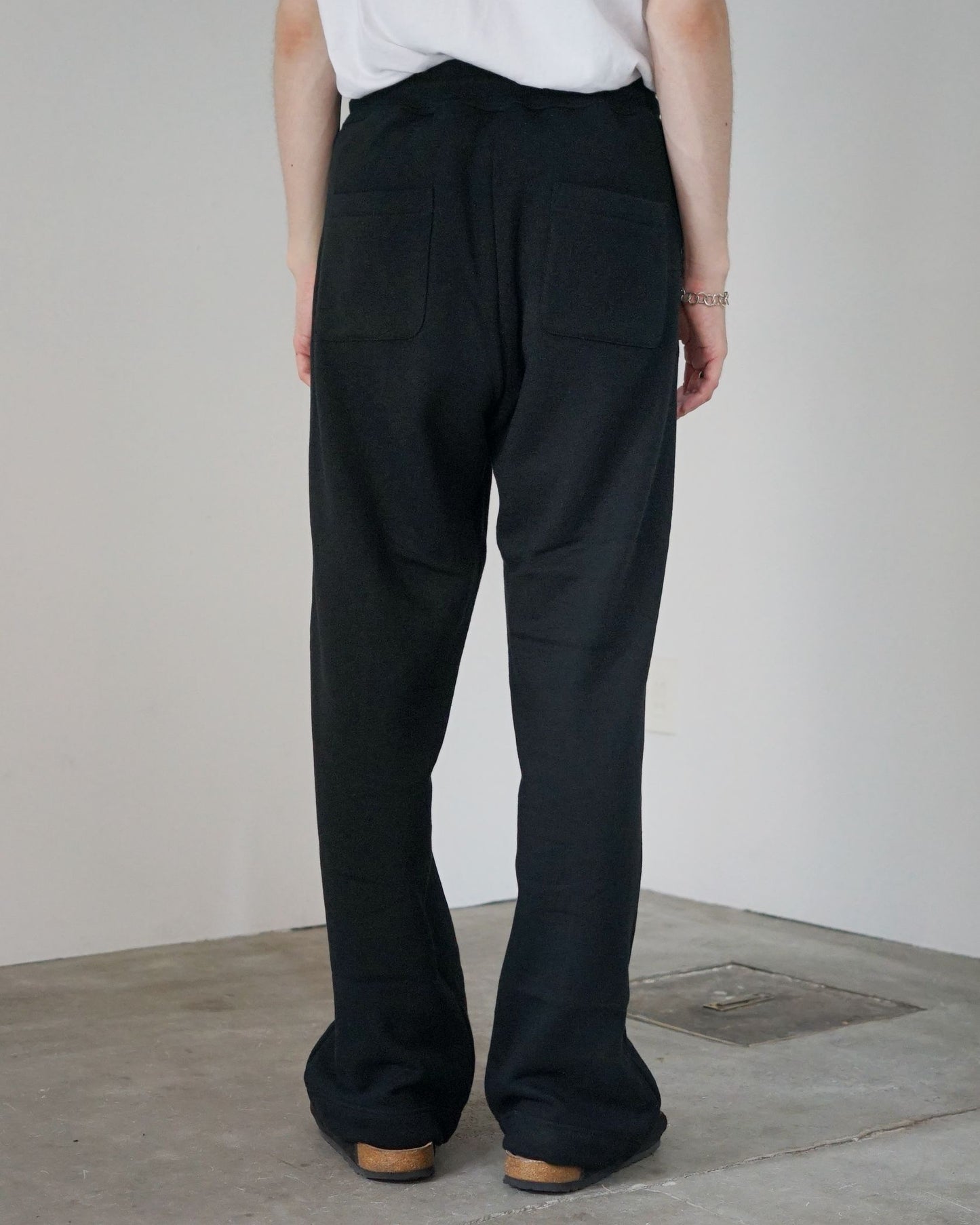 MATSUFUJI / Carry Pocket Sweat Pants for feets "BLACK"