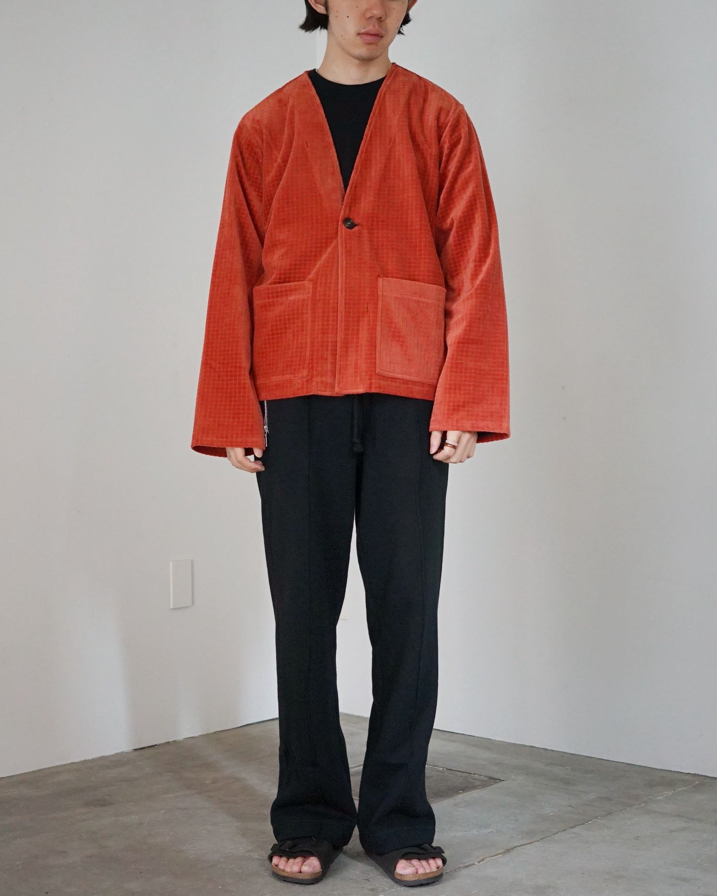 MATSUFUJI / Carry Pocket Sweat Pants for feets "BLACK"