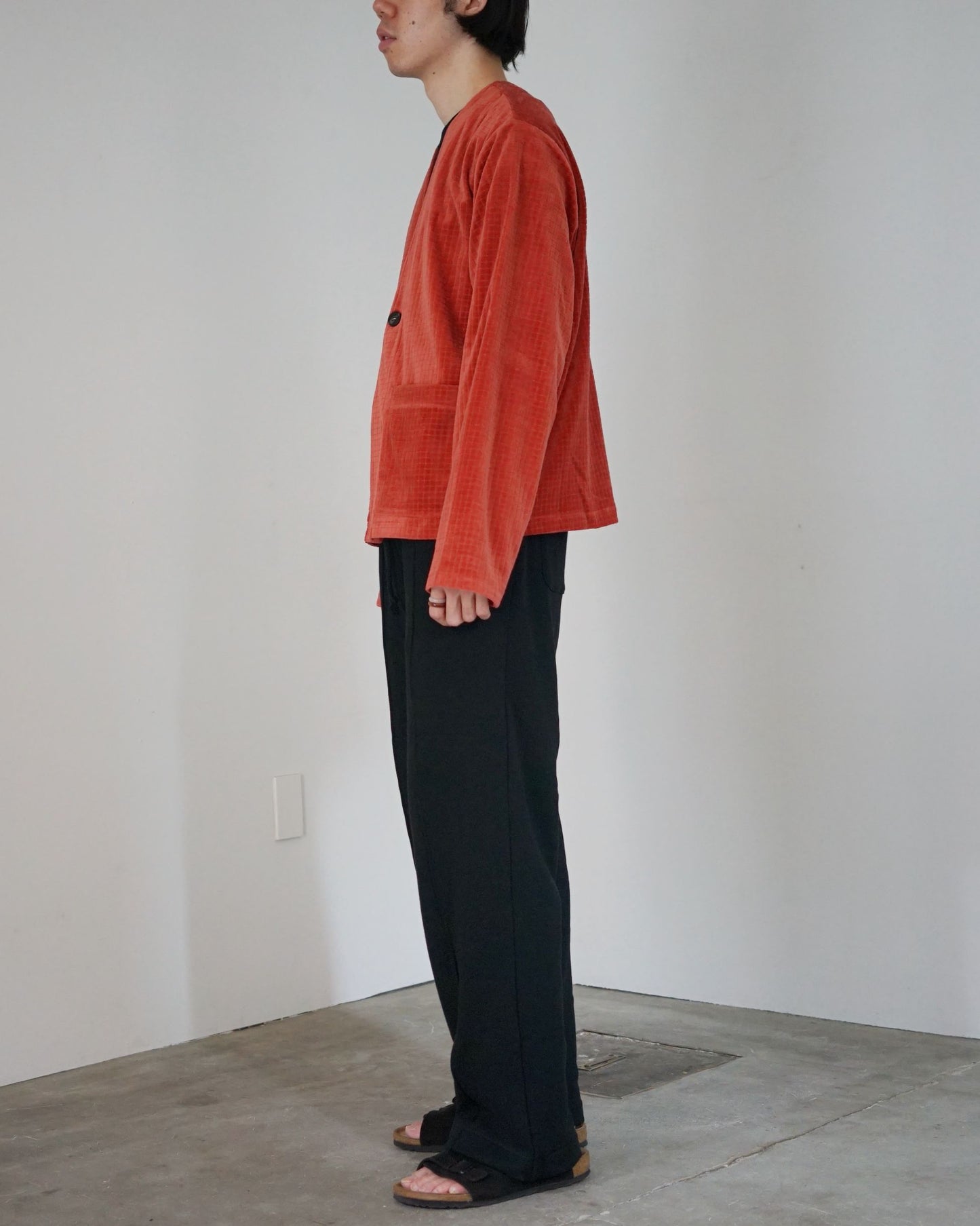 MATSUFUJI / Carry Pocket Sweat Pants for feets "BLACK"