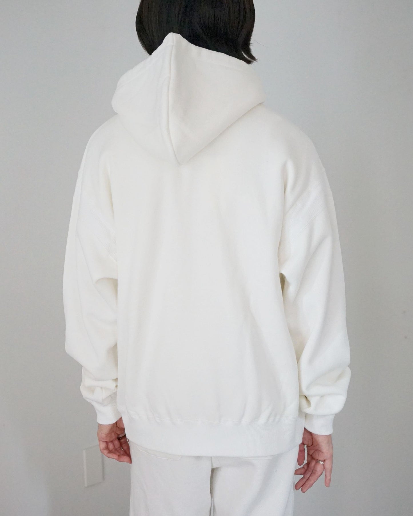 MATSUFUJI / Front Zip Hoodie "WHITE"