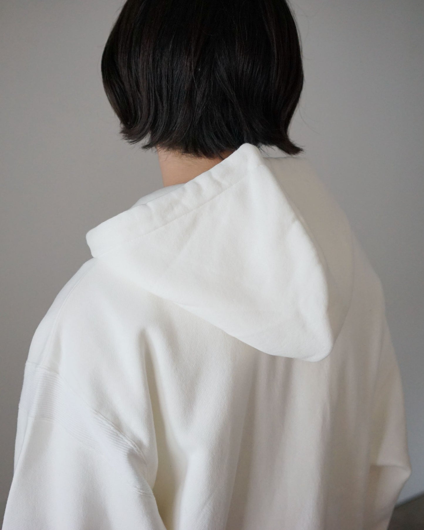 MATSUFUJI / Front Zip Hoodie "WHITE"