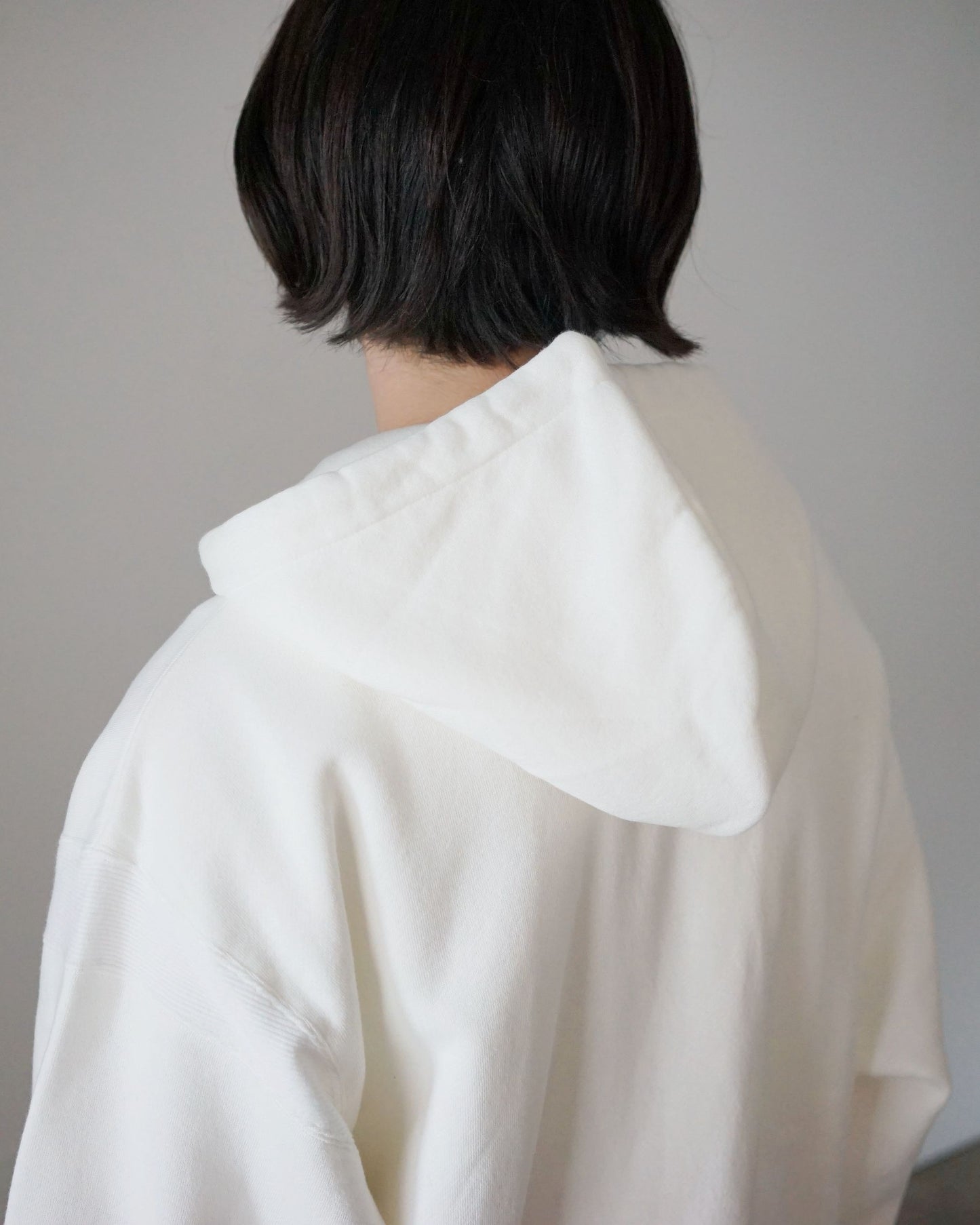 MATSUFUJI / Front Zip Hoodie "WHITE"