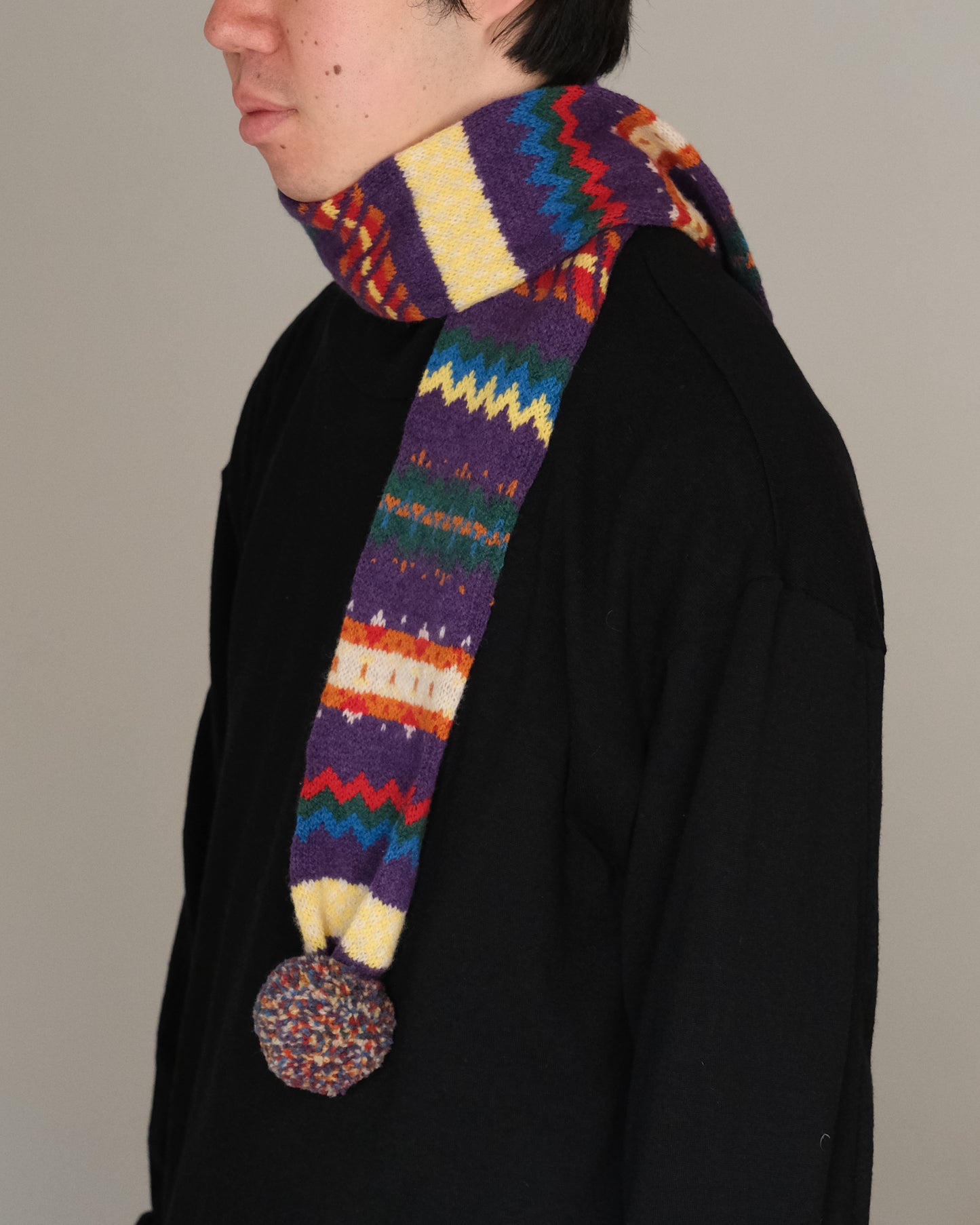 HOWLIN'(ハウリン) / Small Woolen Wonder Scarf "Violet Star"