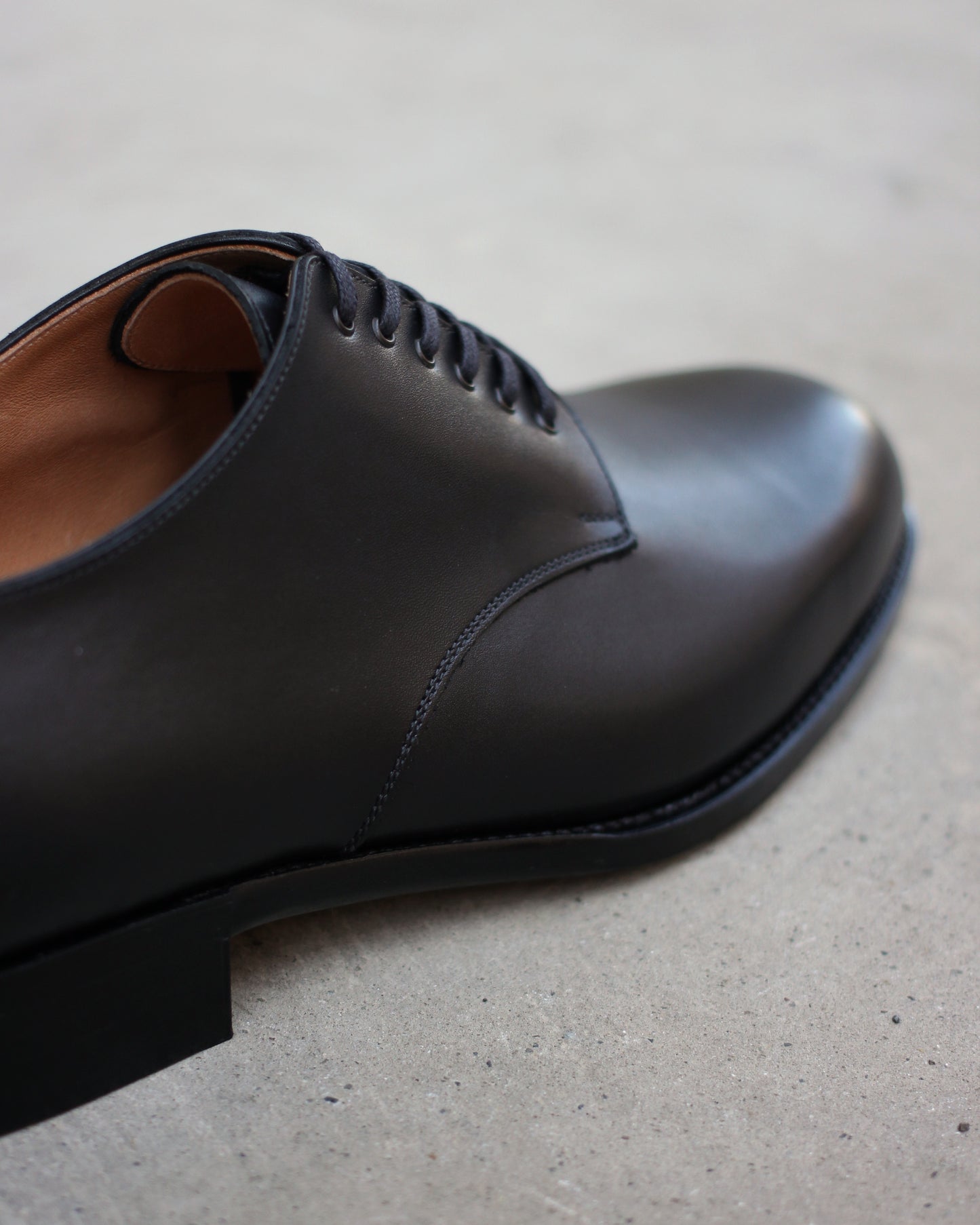 forme / fm-100 Blucher plane toe "Calf / BLACK" feets Exclusive