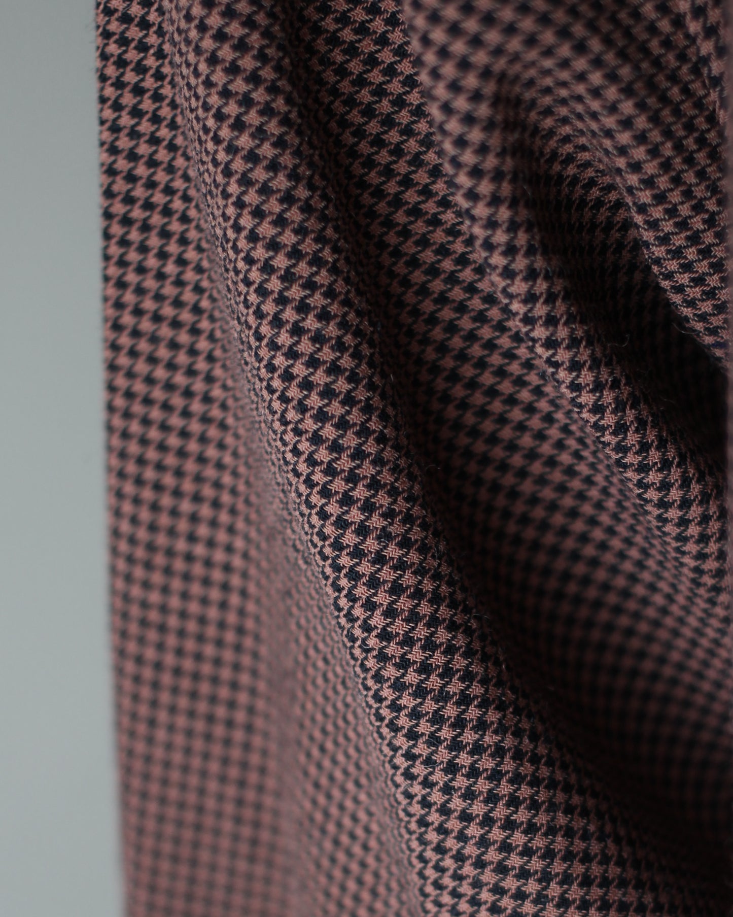 ULTERIOR / RAYON LINEN CHECK W/P SHIRT “BROWN / BLACK”