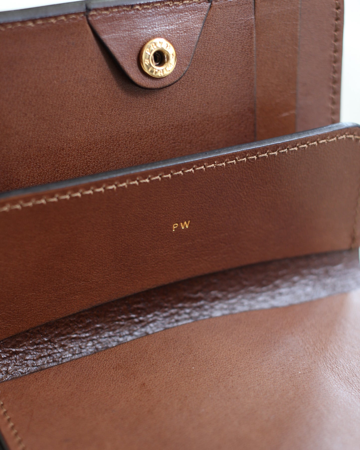 forme/Post wallet Cordovan×DOUBLE "Black×Brown"