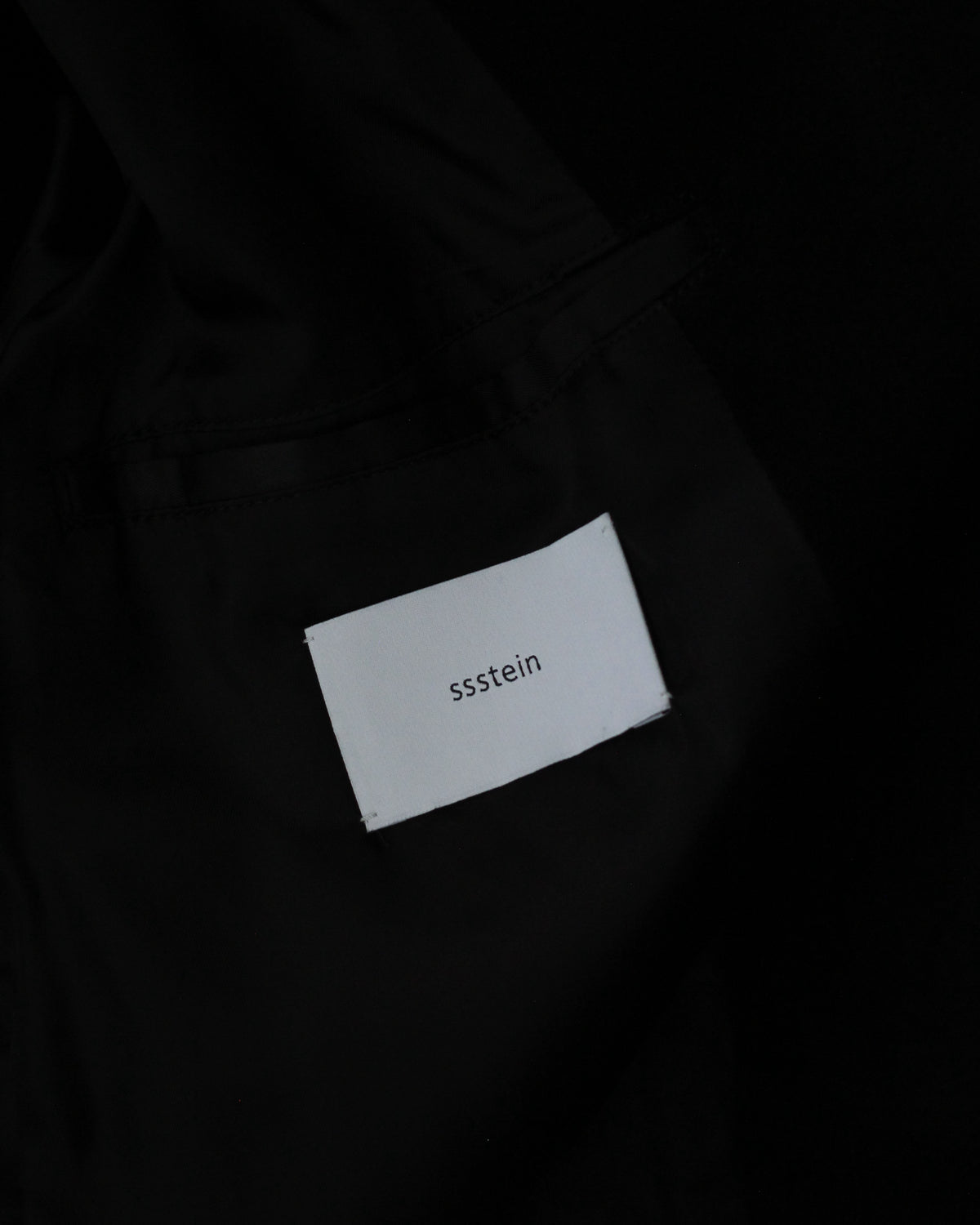 ssstein/GOAT SUEDE BLAZER "BLACK"