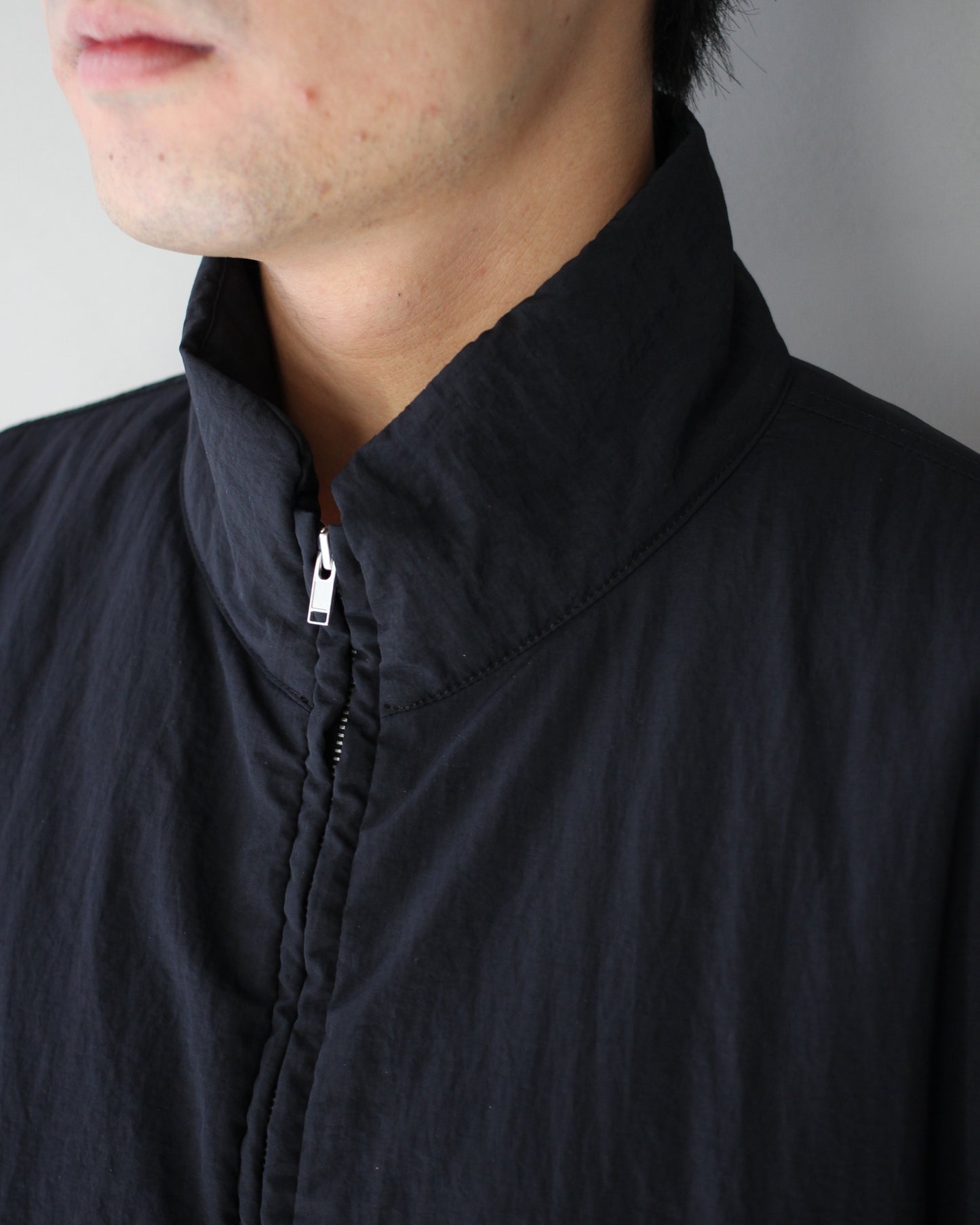 ssstein/RECYCLED NYLON PADDED JACKET "BLACK"