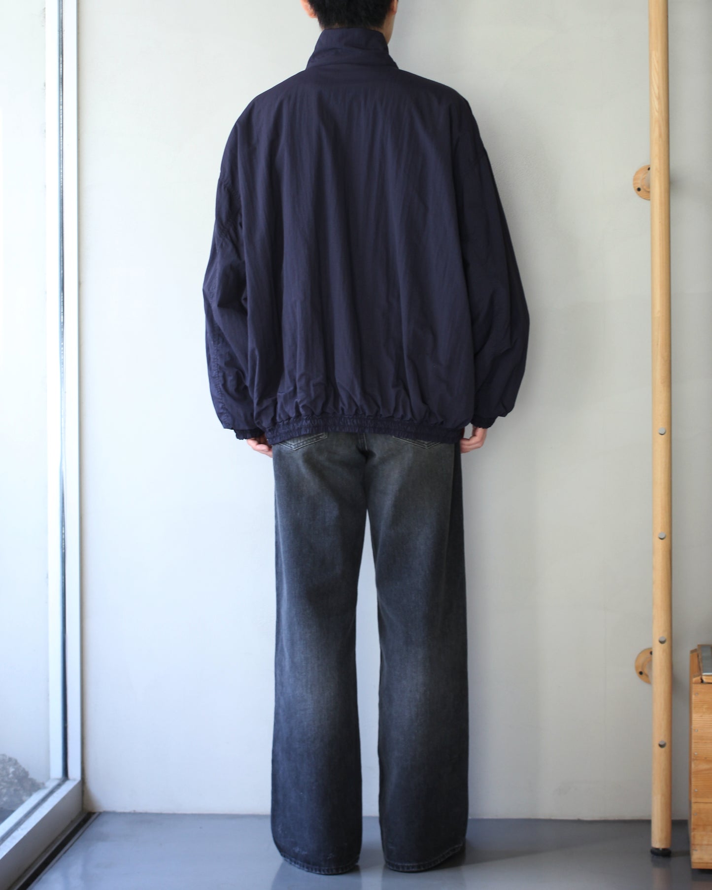 ssstein/RECYCLED NYLON PADDED JACKET "DARK NAVY"