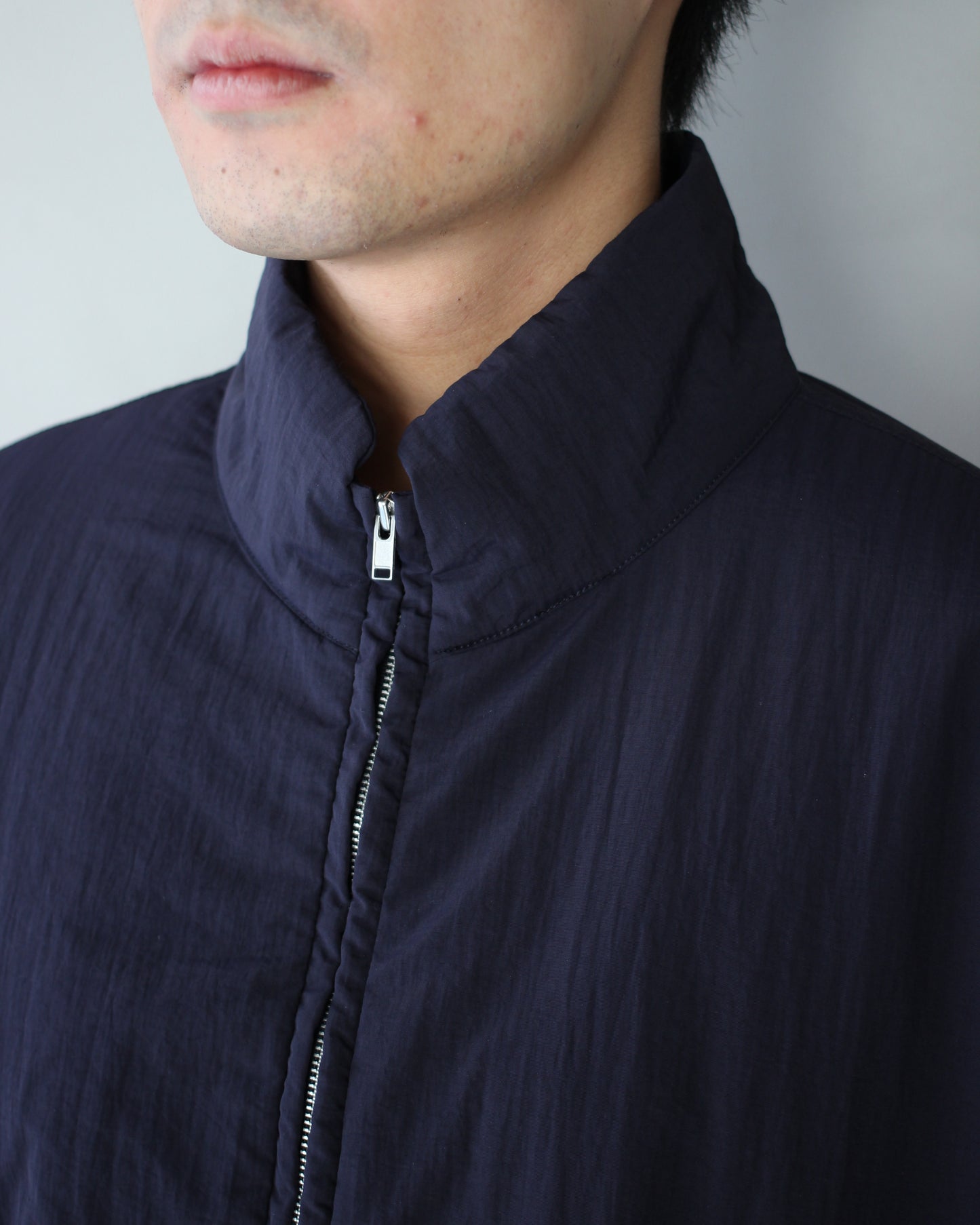 ssstein/RECYCLED NYLON PADDED JACKET "DARK NAVY"