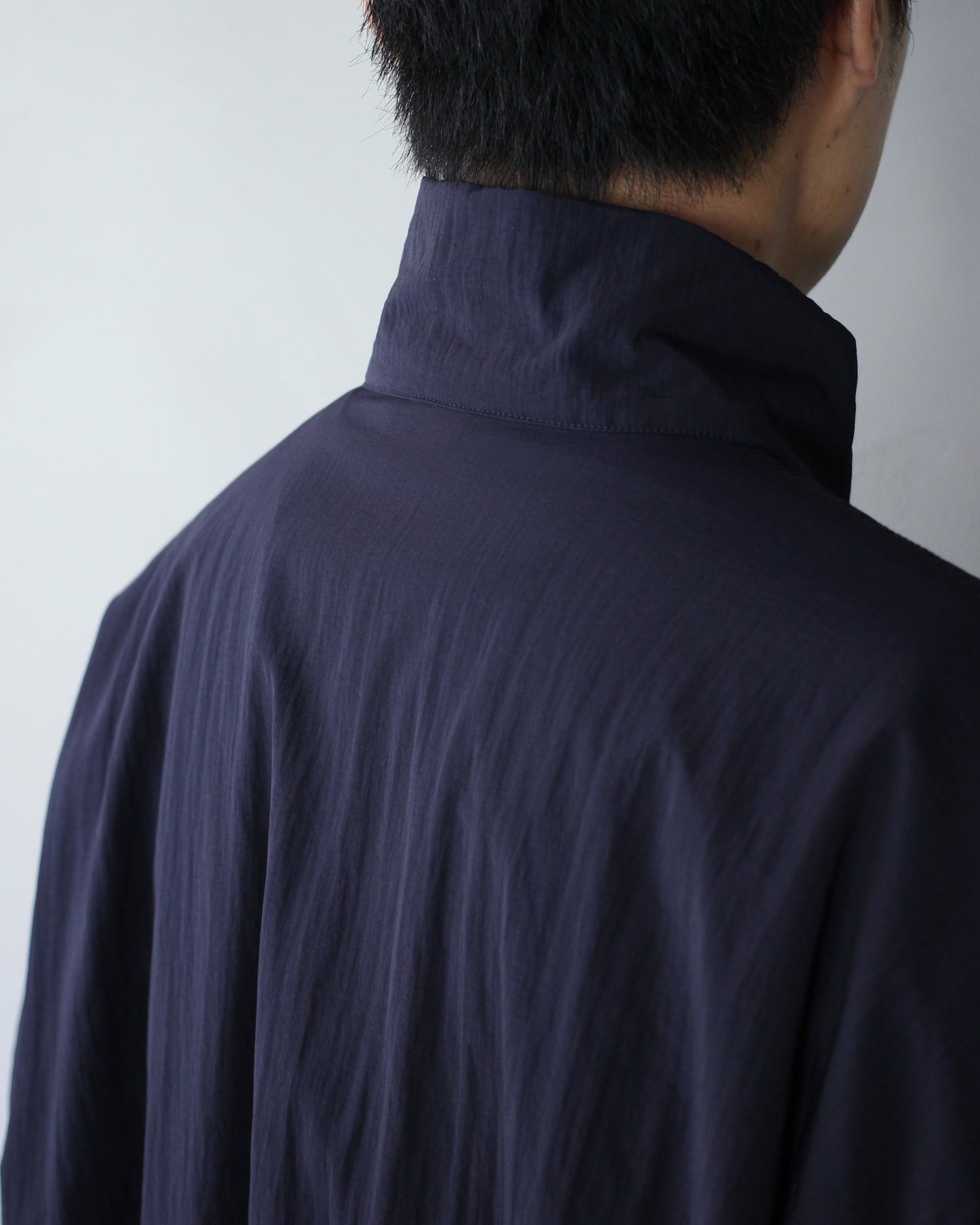 ssstein/RECYCLED NYLON PADDED JACKET "DARK NAVY"