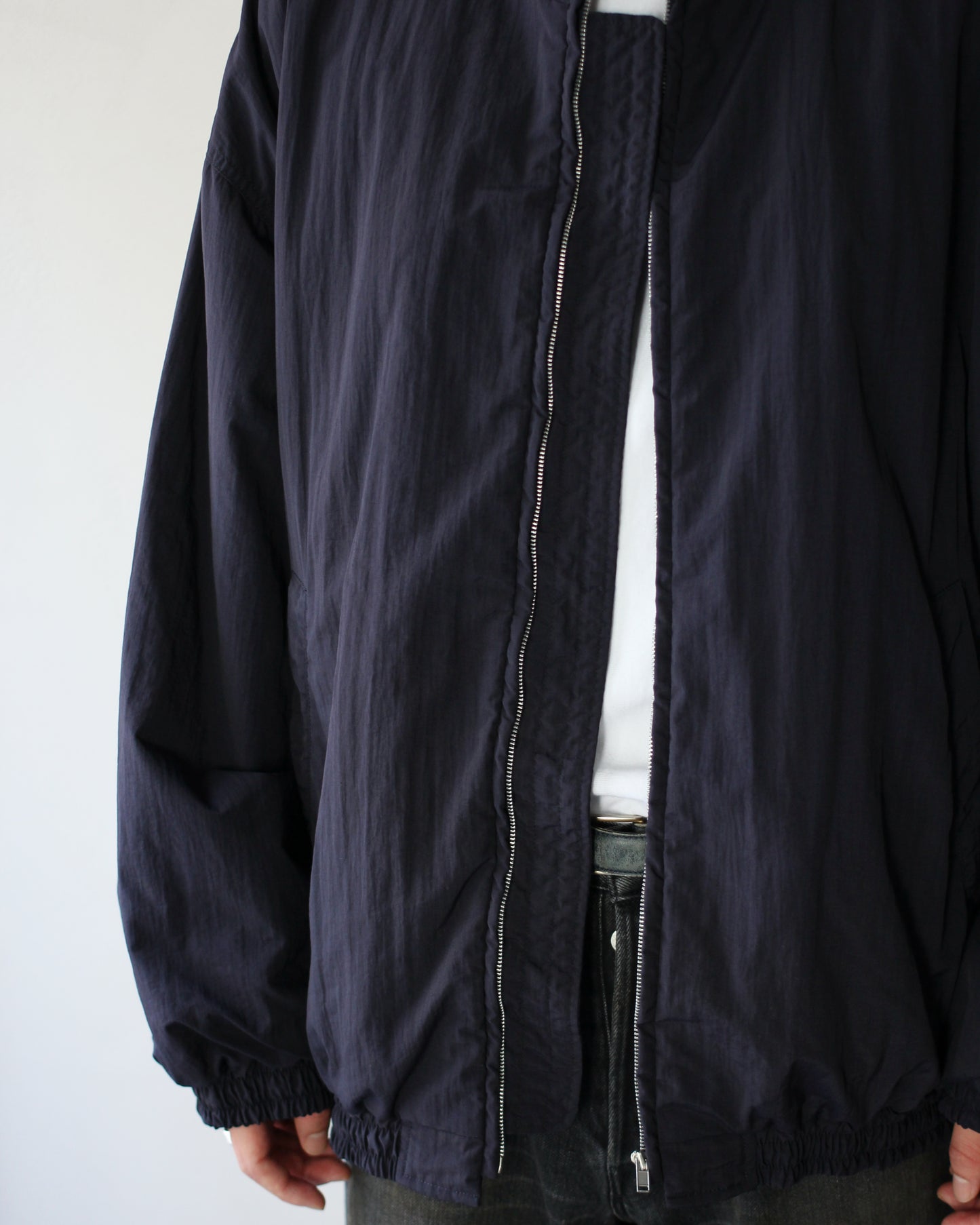 ssstein/RECYCLED NYLON PADDED JACKET "DARK NAVY"