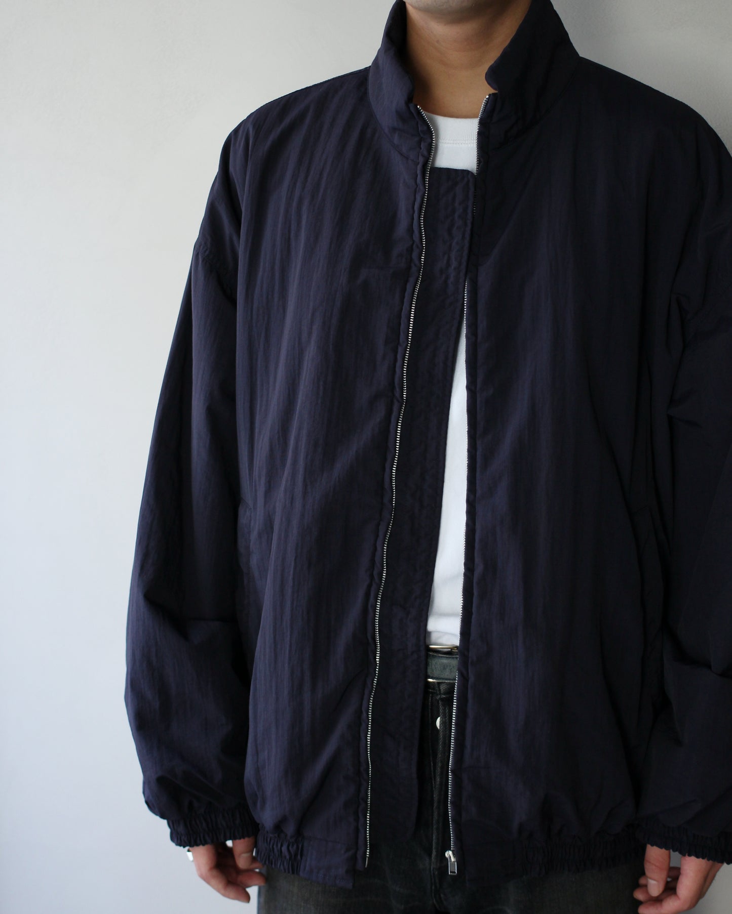 ssstein/RECYCLED NYLON PADDED JACKET "DARK NAVY"