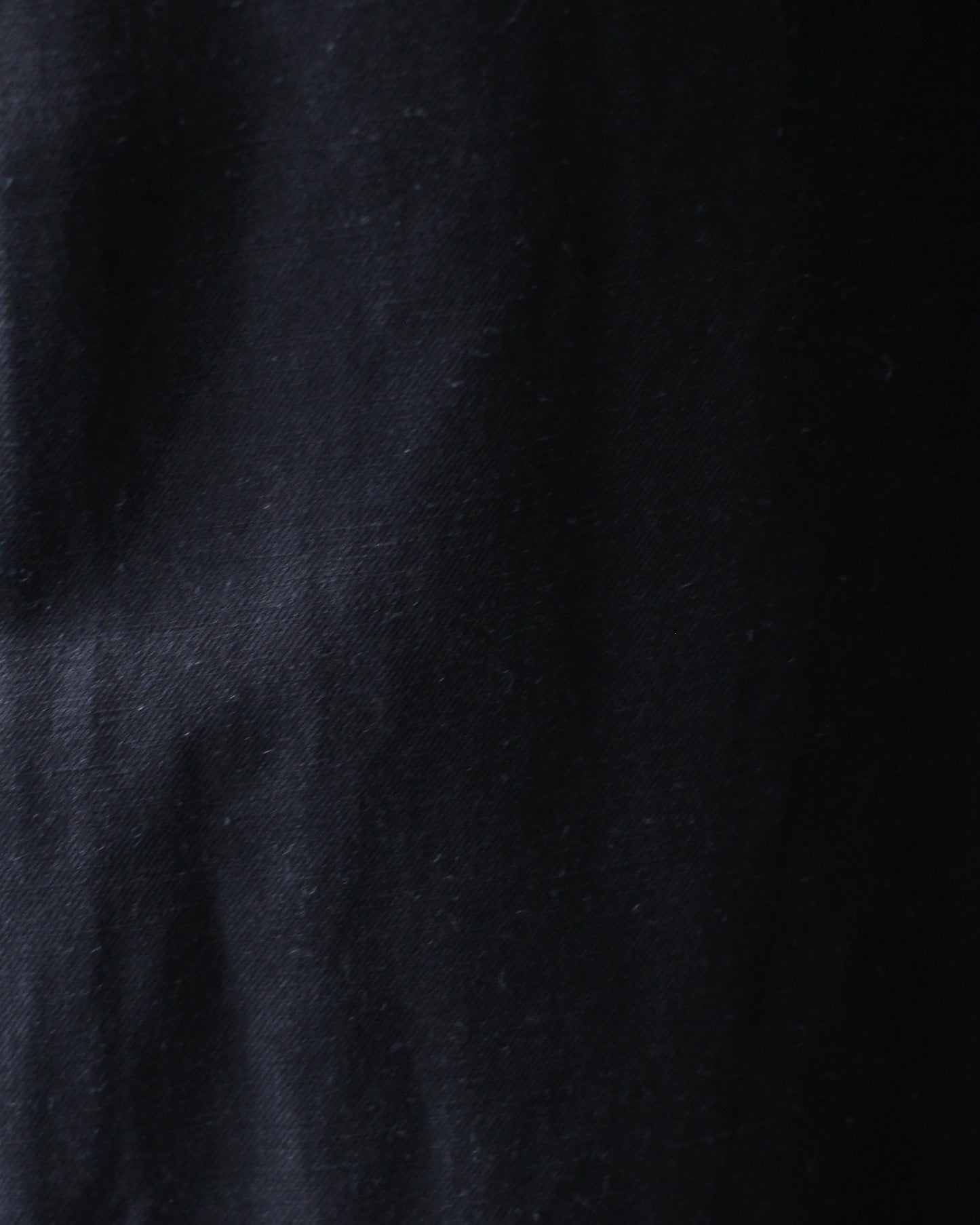 ssstein/VIS/LI/RA TWILL EASY LONG WIDE TROUSERS "BLACK"