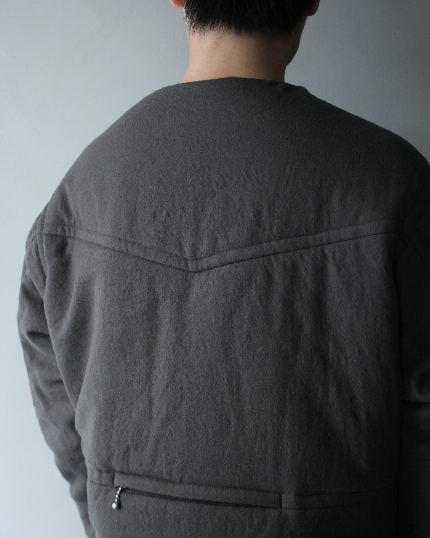 MATSUFUJI/Milling Wool Padding Jacket "TAUPE"
