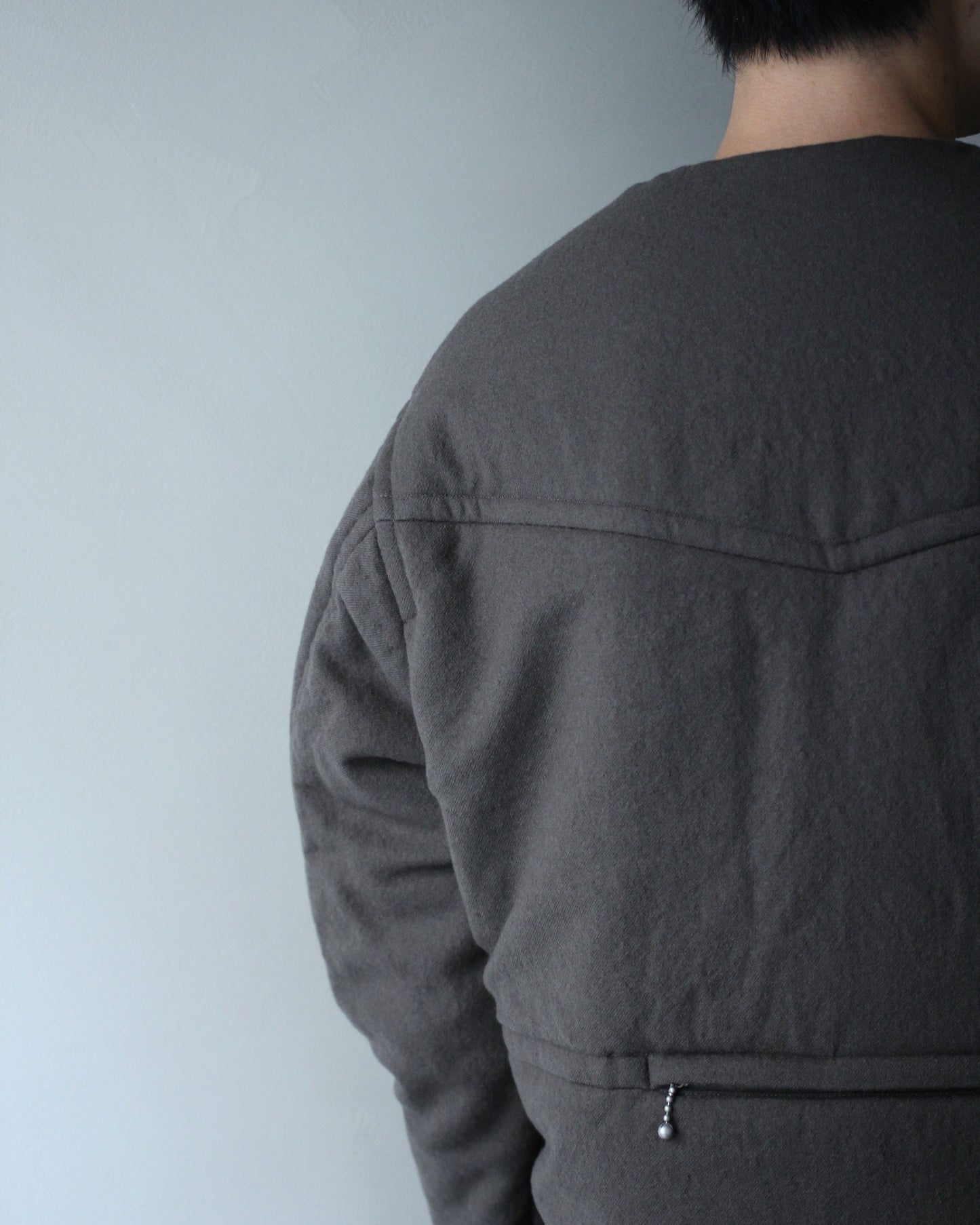 MATSUFUJI/Milling Wool Padding Jacket "TAUPE"