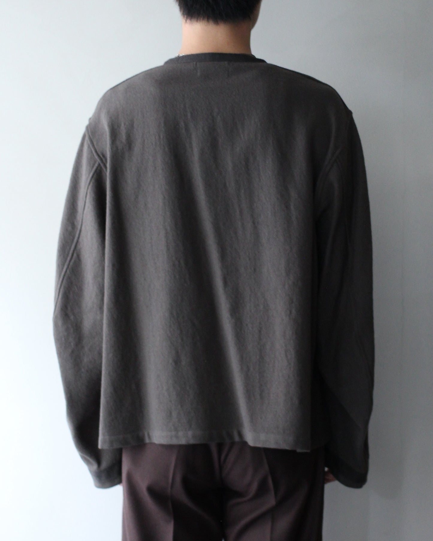 MATSUFUJI/Milling Wool Pullover Jacket "TAUPE"