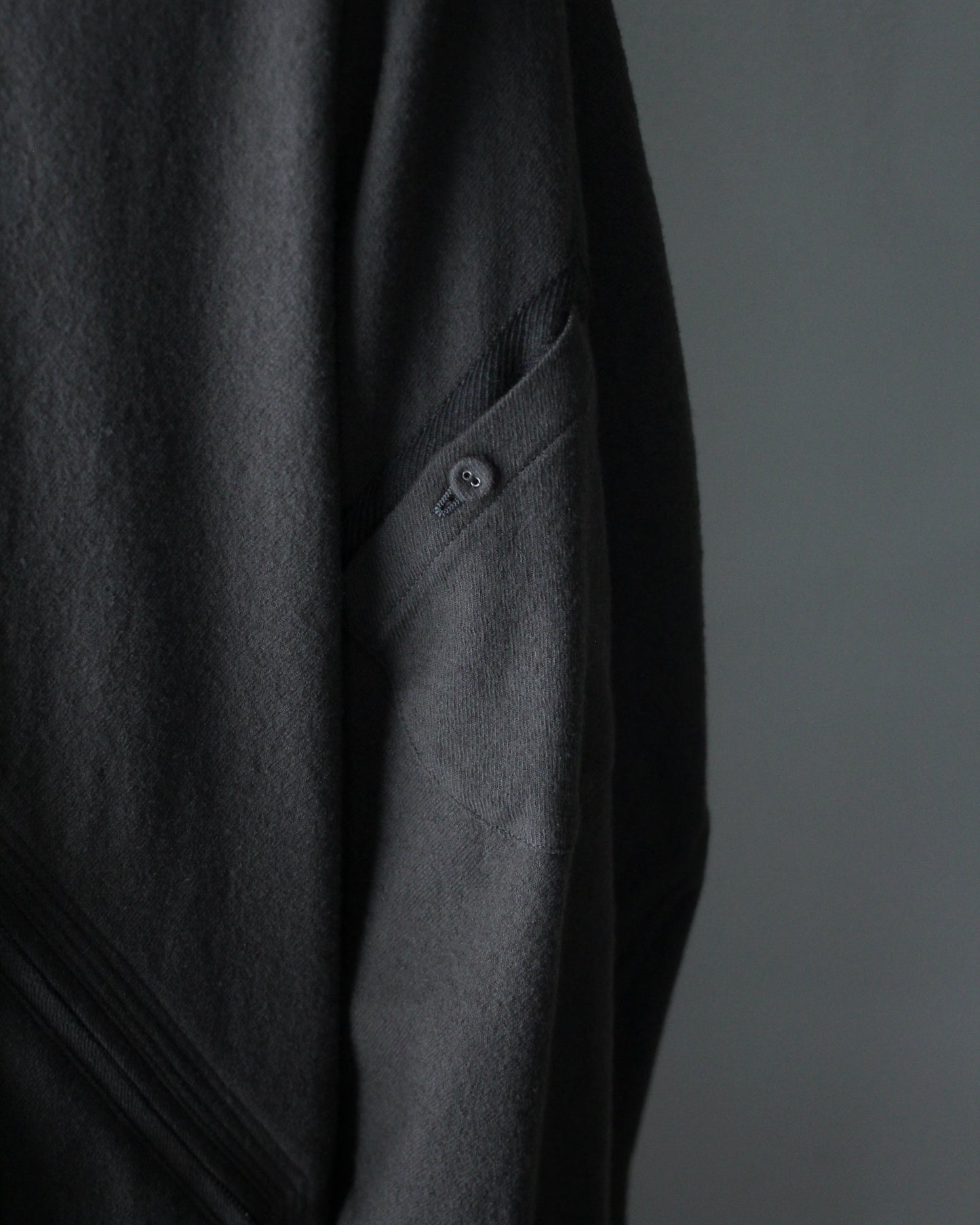 MATSUFUJI/Milling Wool Pullover Jacket "TAUPE"