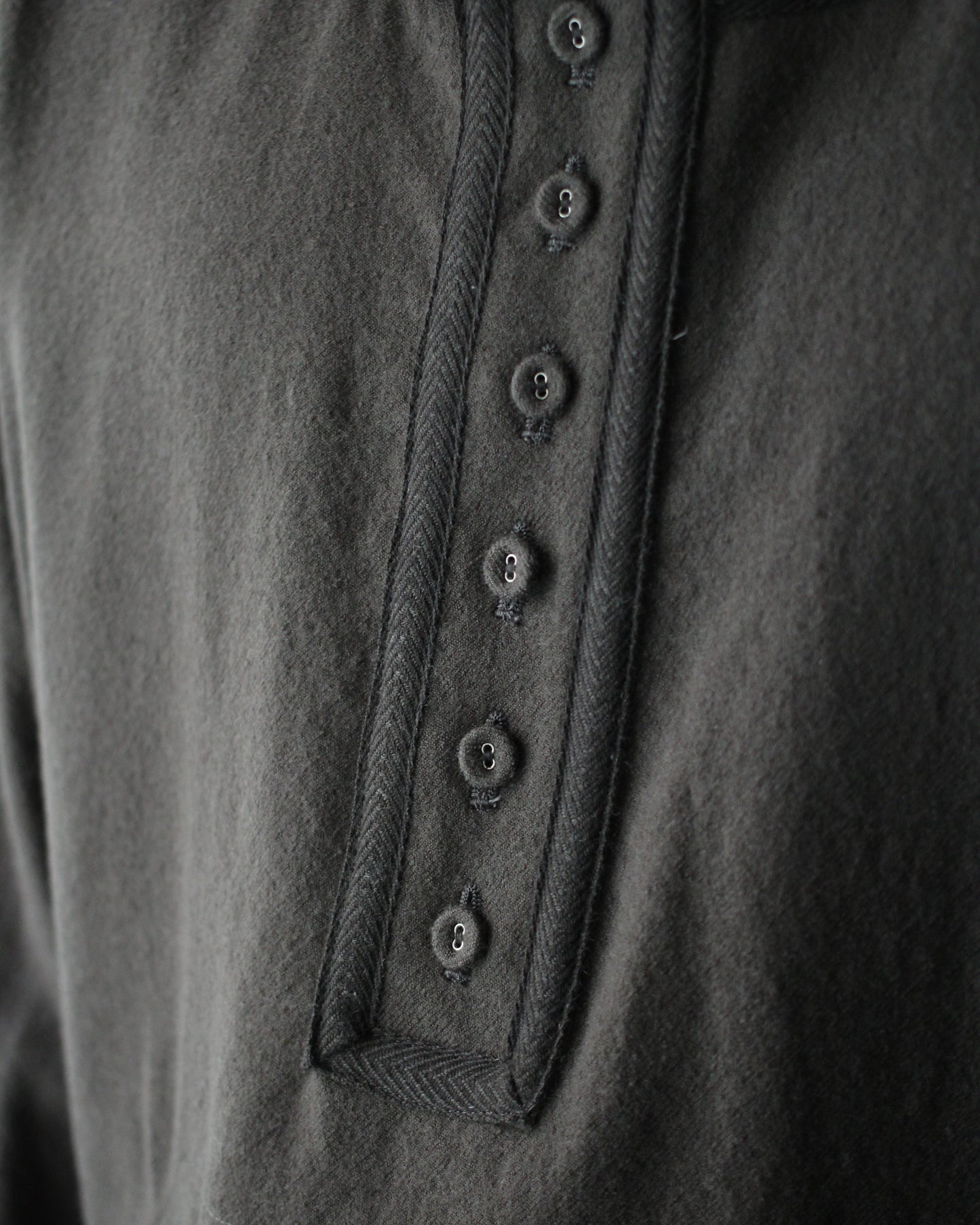 MATSUFUJI/Milling Wool Pullover Jacket "TAUPE"