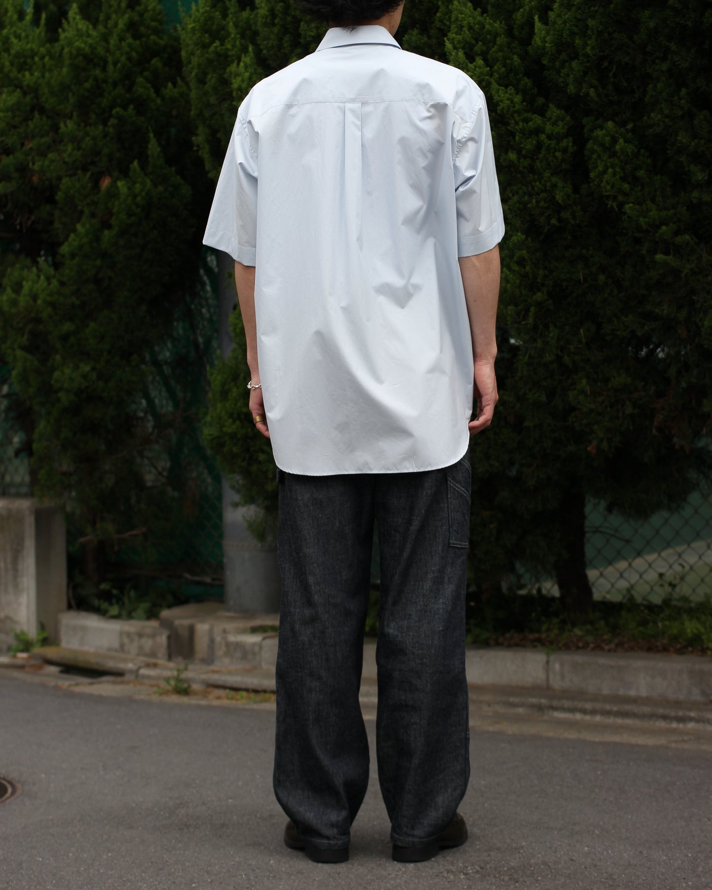ssstein/OVERSIZED SS SHIRT"OFF BLUE"