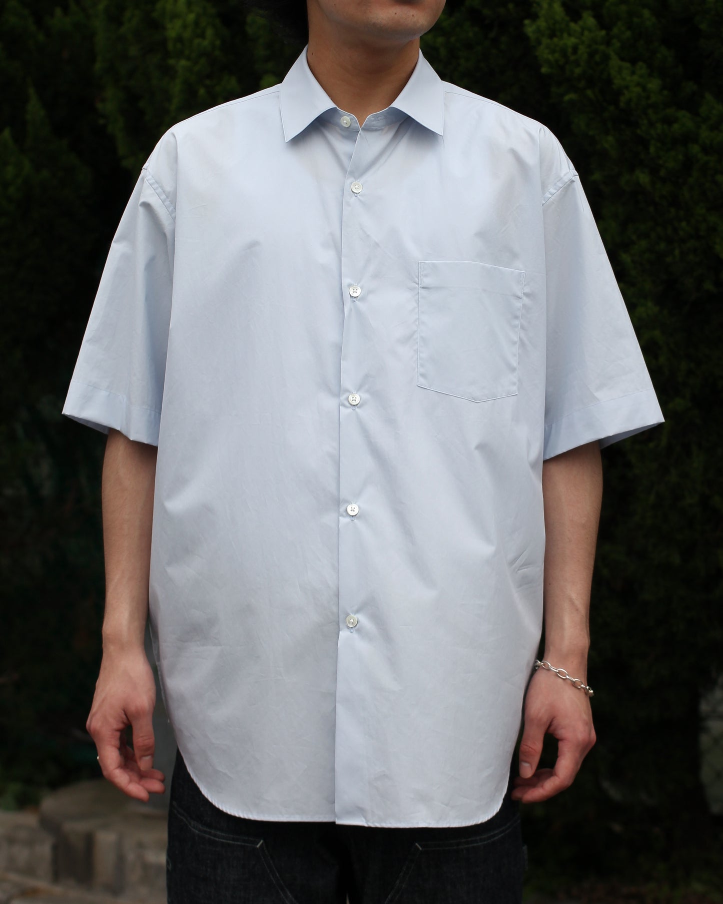 ssstein/OVERSIZED SS SHIRT"OFF BLUE"